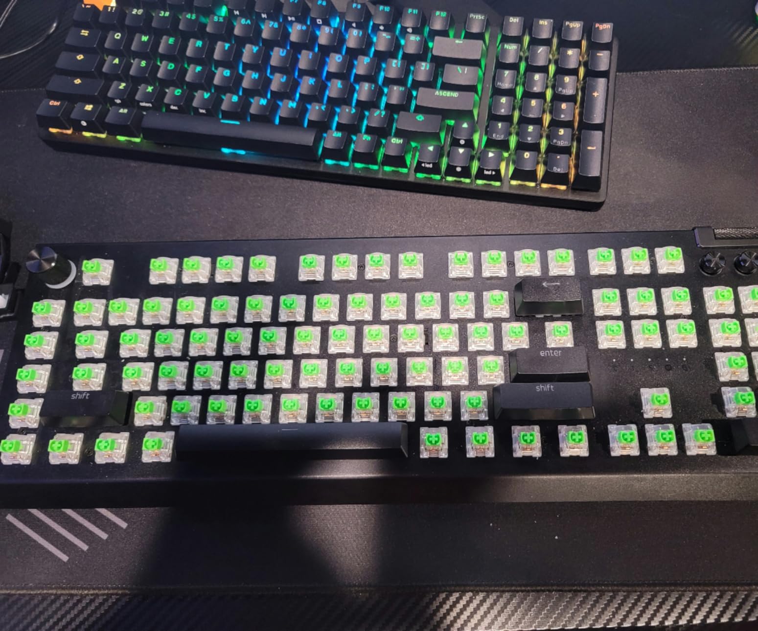 Glorious GMMK 2 Gaming Mechanical Keyboard - Hotswap Cherry MX Style Linear Switches, Full Size Wired, Double Shot Keycaps, RGB - 96% customer photo 2