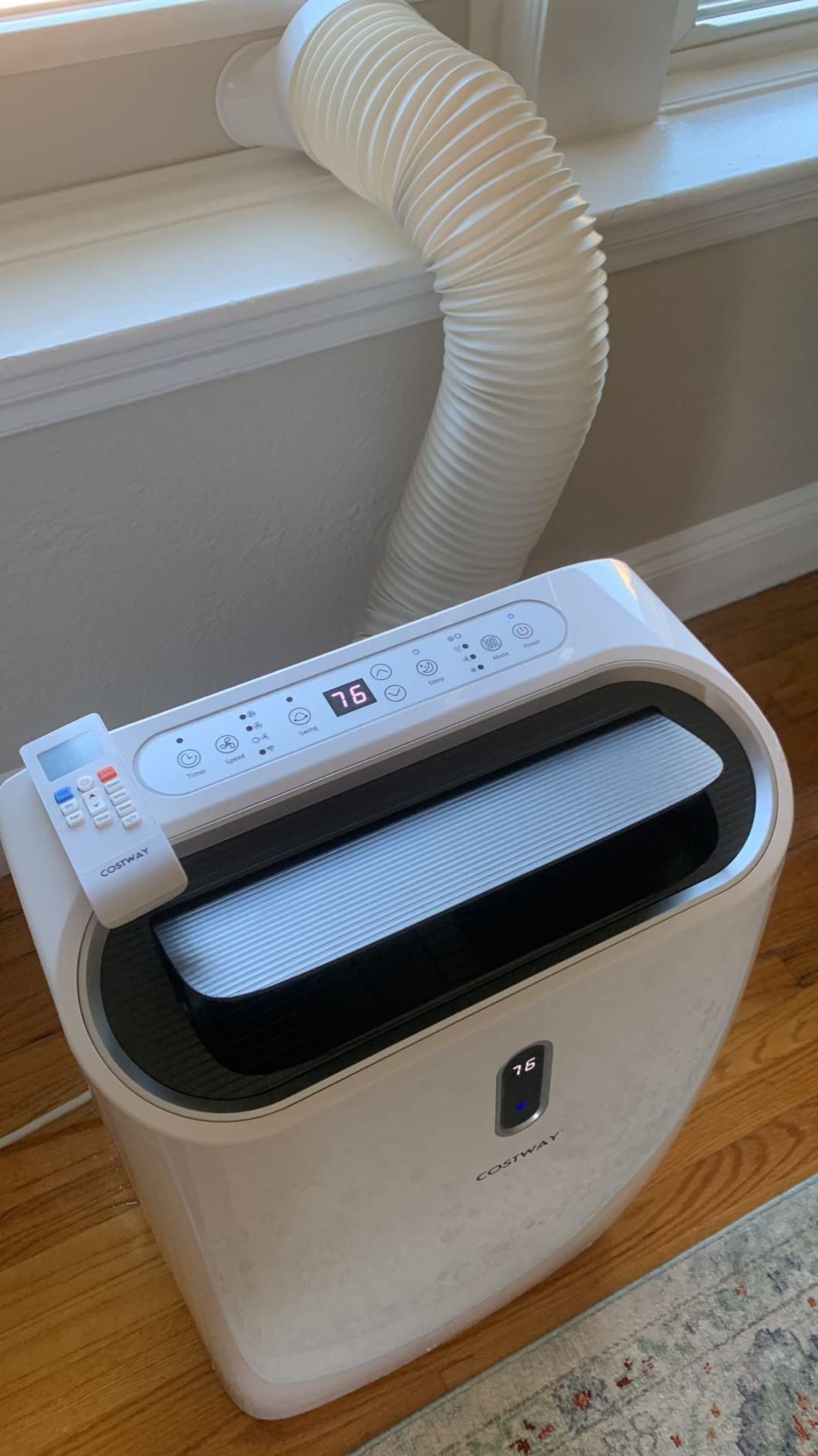 Portable Air Conditioner, 14000 BTU AC Unit with Cool, Fan, Heat & Dehumidifier, Alexa Voice-Enabled, with WiFi Smart App Control,Cools up to 700 Sq. Ft customer photo 2