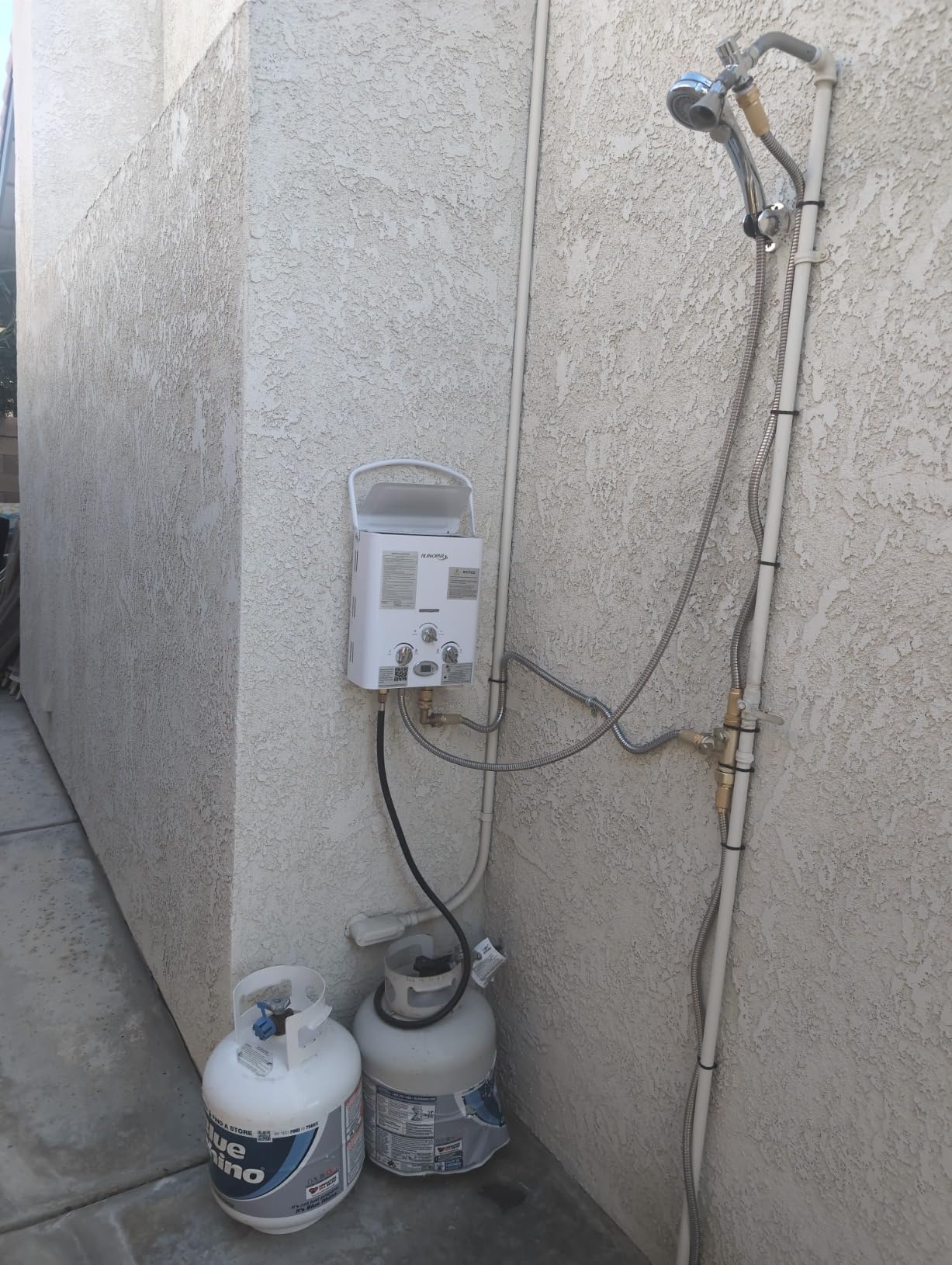Portable Water Heater Propane Tankless - 6L 1.58GPM RV on demand Hot Gas Outdoor Digital Display Water Heater for Camping, Boat, Cabins customer photo 2