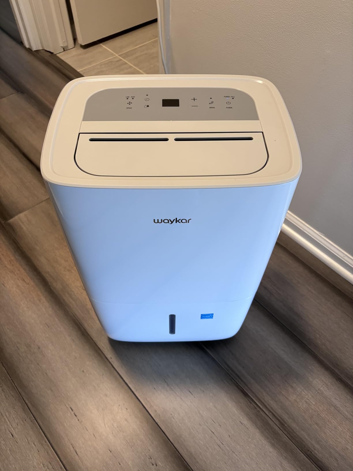 Waykar 80 Pints Energy Star Dehumidifier for Spaces up to 5,000 Sq. Ft at Home, in Basements and Large Rooms with Drain Hose and 1.14 Gallons Water Tank customer photo 1
