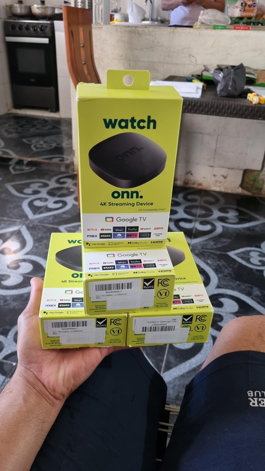 ONN Android TV 2K FHD Streaming Stick with Remote Control & Power Adapter WiFi HDMI Chromecast Built-in customer photo 2
