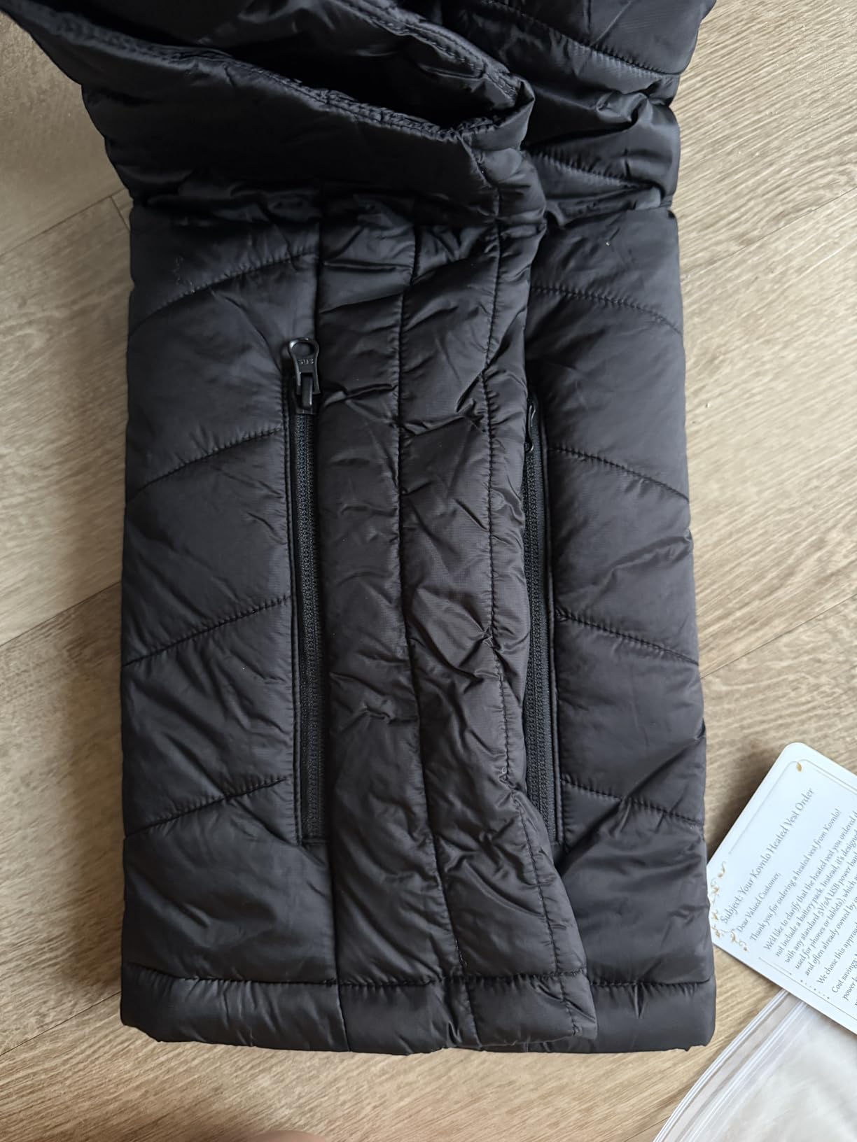 KOVNLO Heated Vest Women, (Battery Pack Not Included) Smart Controller With Lights-out, Electric Warming Heated Jackets customer photo 1
