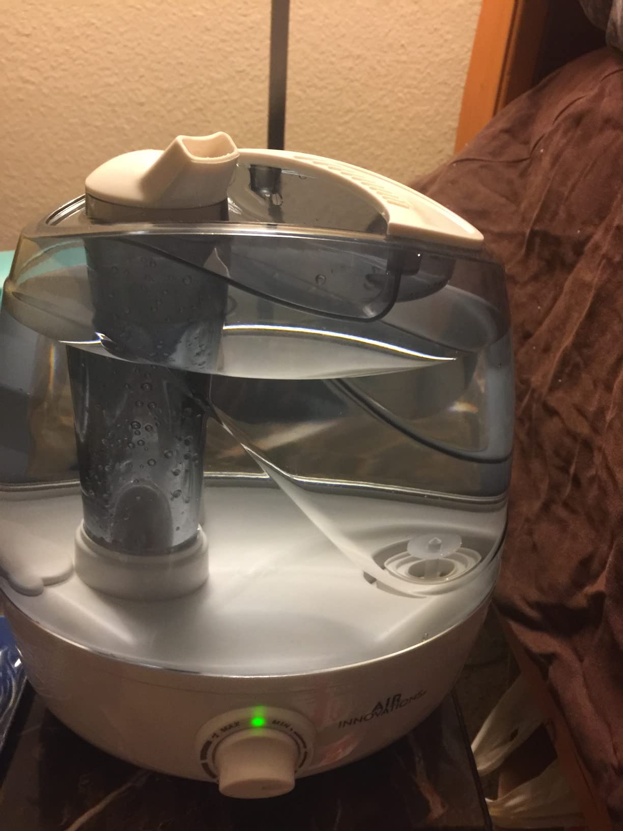 AI-103 Ultrasonic Cool Mist Humidifier for Bedroom - Quiet Cool Mist Diffuser with 2.5L Tank, 23-Hour Runtime, Auto Shut-Off, 360° Nozzle - Ideal for Home, Dorm, & Apartment Essentials customer photo 2