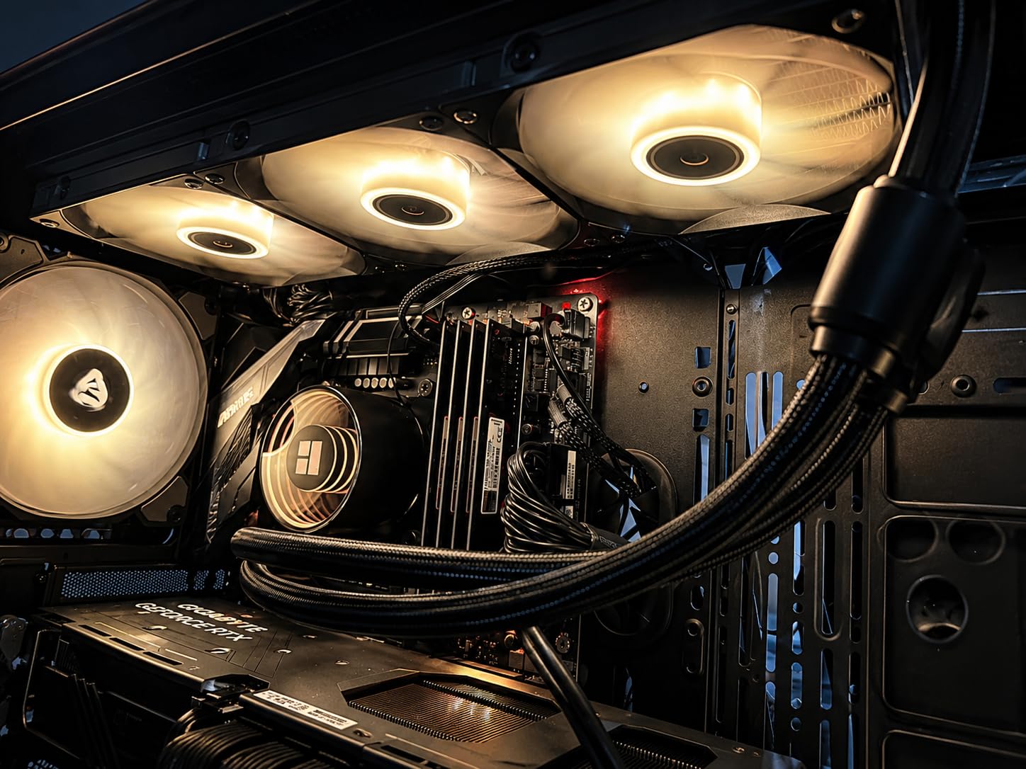 Thermalright Frozen Notte 360 Black ARGB V2 Water Cooling CPU Cooler, 3x120mm PWM Fans, S-FDB Bearings, Suitable for AMD AM4, Intel LGA 1700/1150/1151/1200/2011 customer photo 1