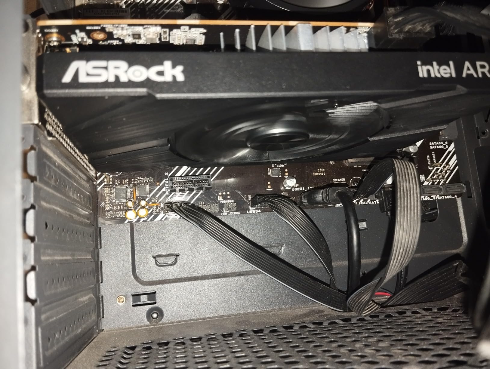 ASRock Intel Arc A380 Challenger ITX 6GB OC Graphics Card | Single Slot ITX | 2250 MHz | 6GB GDDR6 | DisplayPort 2.0 | HDMI 2.0b | 0dB Cooling | 8K Support | DirectX 12 Ultimate | PCIe 4.0 customer photo 2