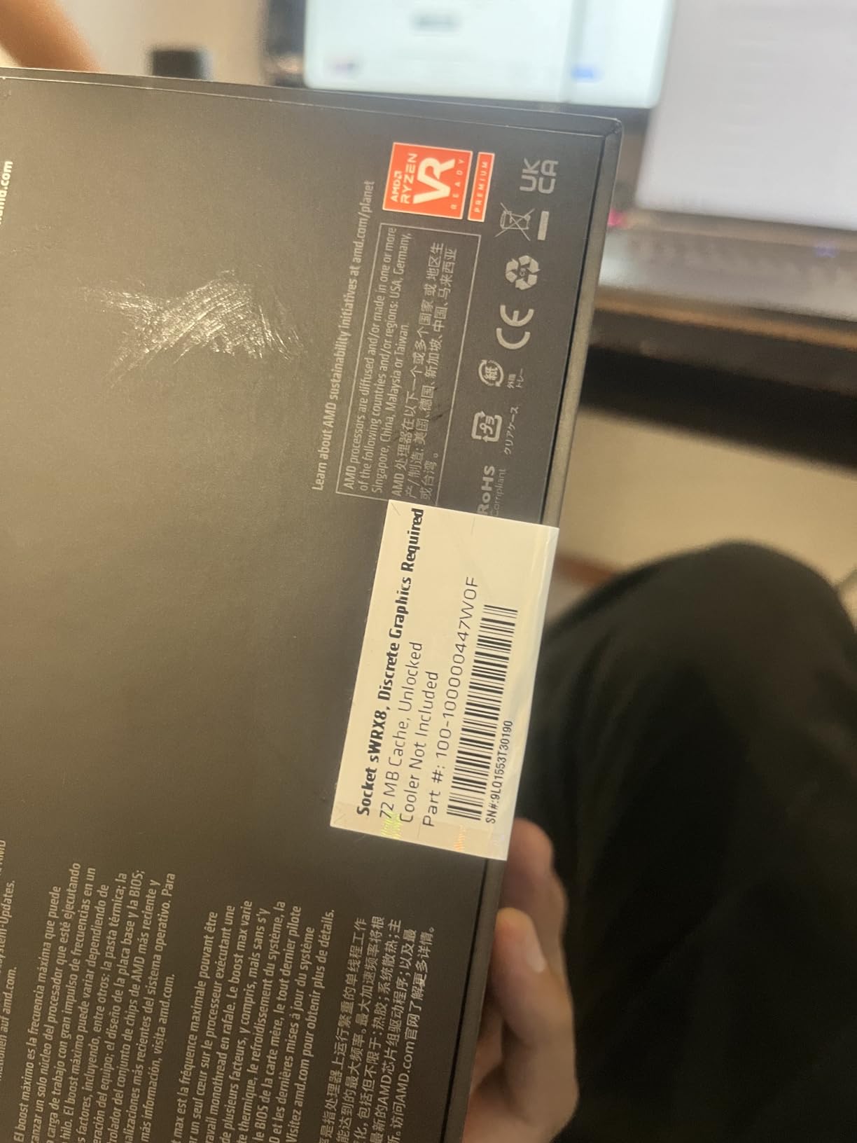 Ryzen Threadripper PRO 5955WX, 16-core, 32-Thread Desktop Processor customer photo 2