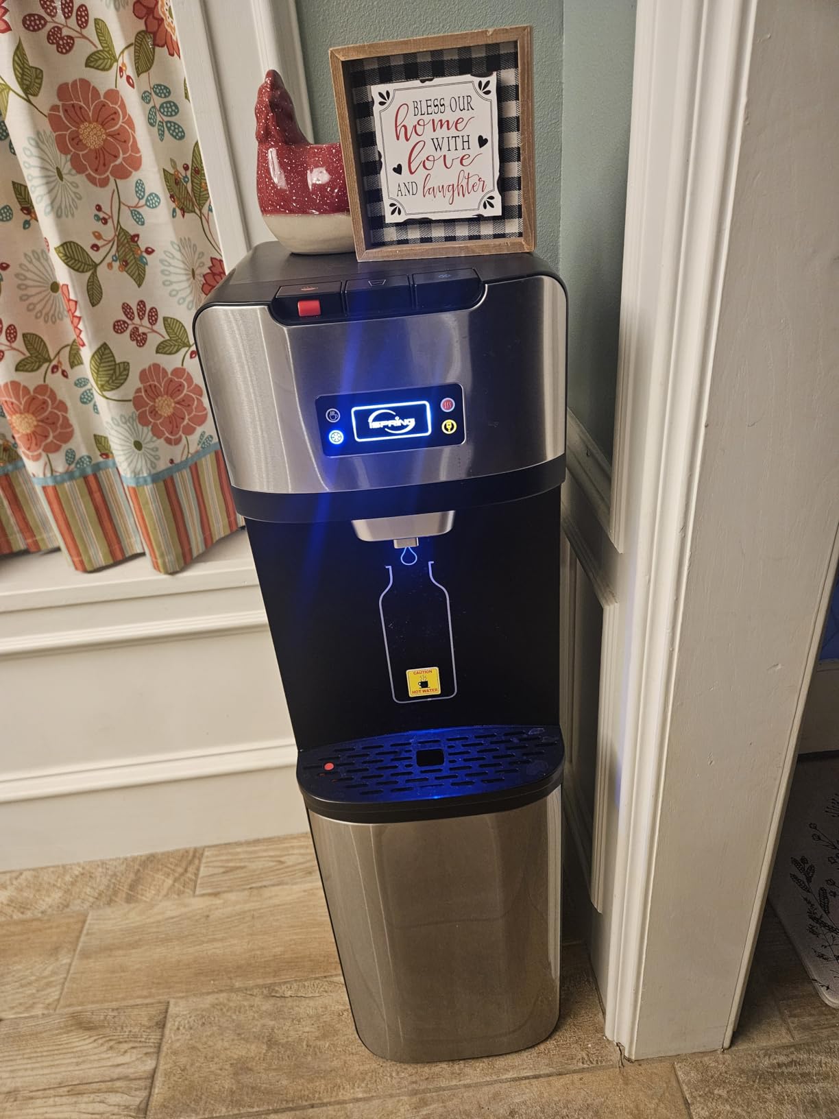 iSpring Bottleless Water Dispenser with Built-in 4-Stage Filtration, Hot/Cold/Room Temp, Self Cleaning, Stainless Steel, Model: DS4S customer photo 1