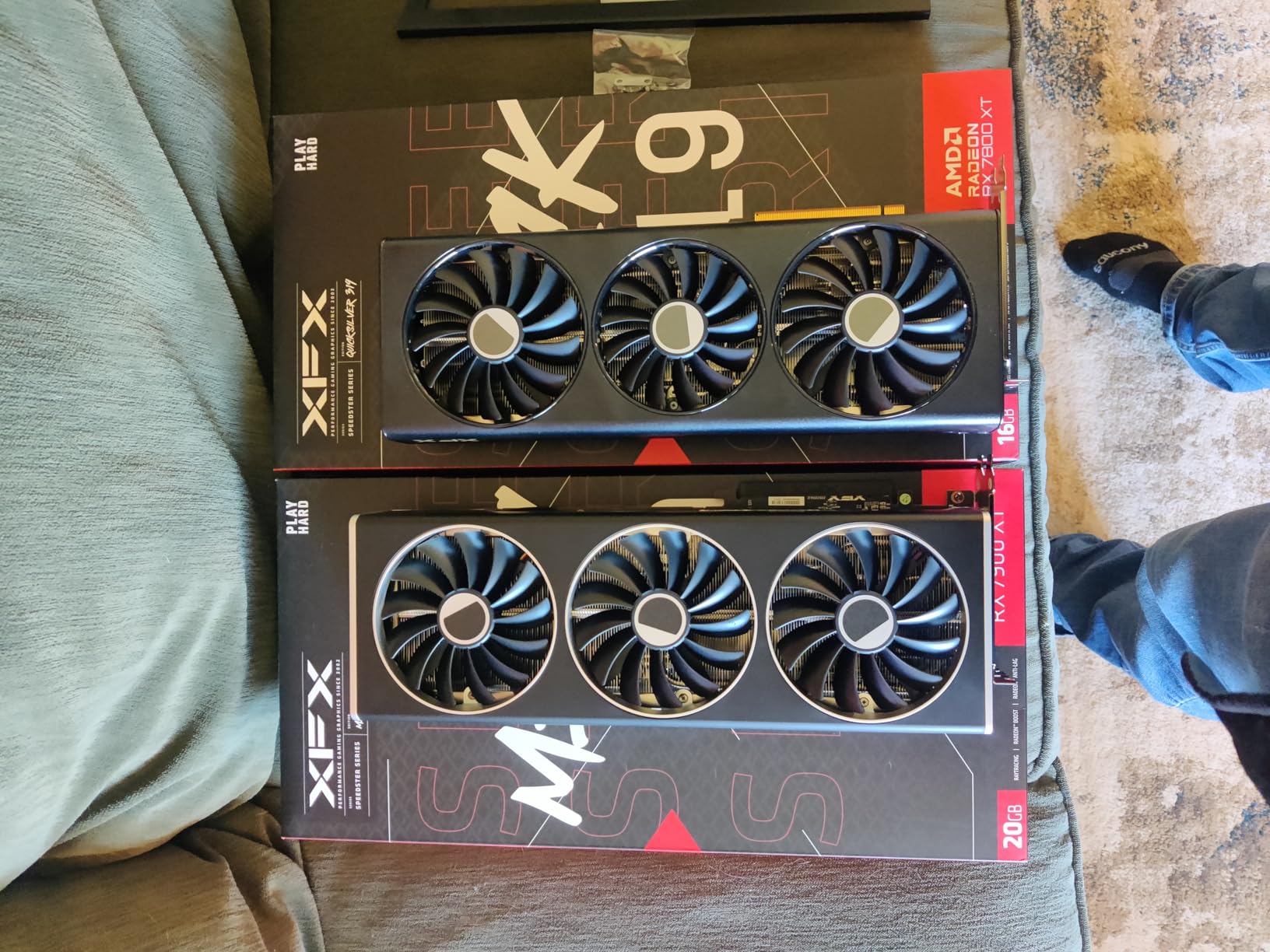 XFX Speedster MERC310 AMD Radeon RX 7900XT Ultra Gaming Graphics Card with 20GB GDDR6, AMD RDNA 3 RX-79TMERCU9 customer photo 2