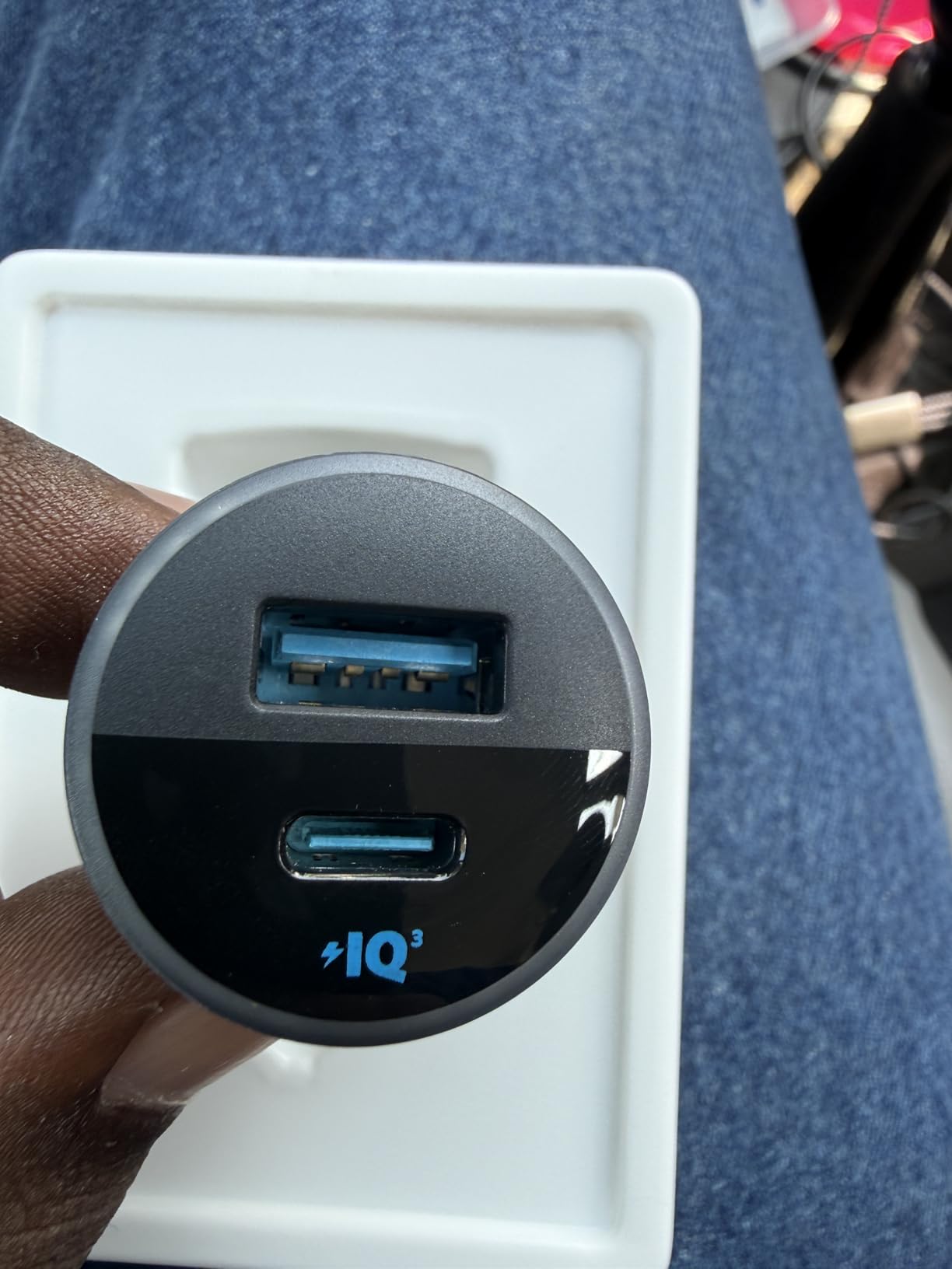 Anker 323 USB-C Car Charger Adapter, 52.5W Cigarette Lighter Charger with 30W PowerIQ 3.0 Fast Charging for iPhone 17/16/15/14/13/12 Series, Galaxy S25/24, Pixel customer photo 2