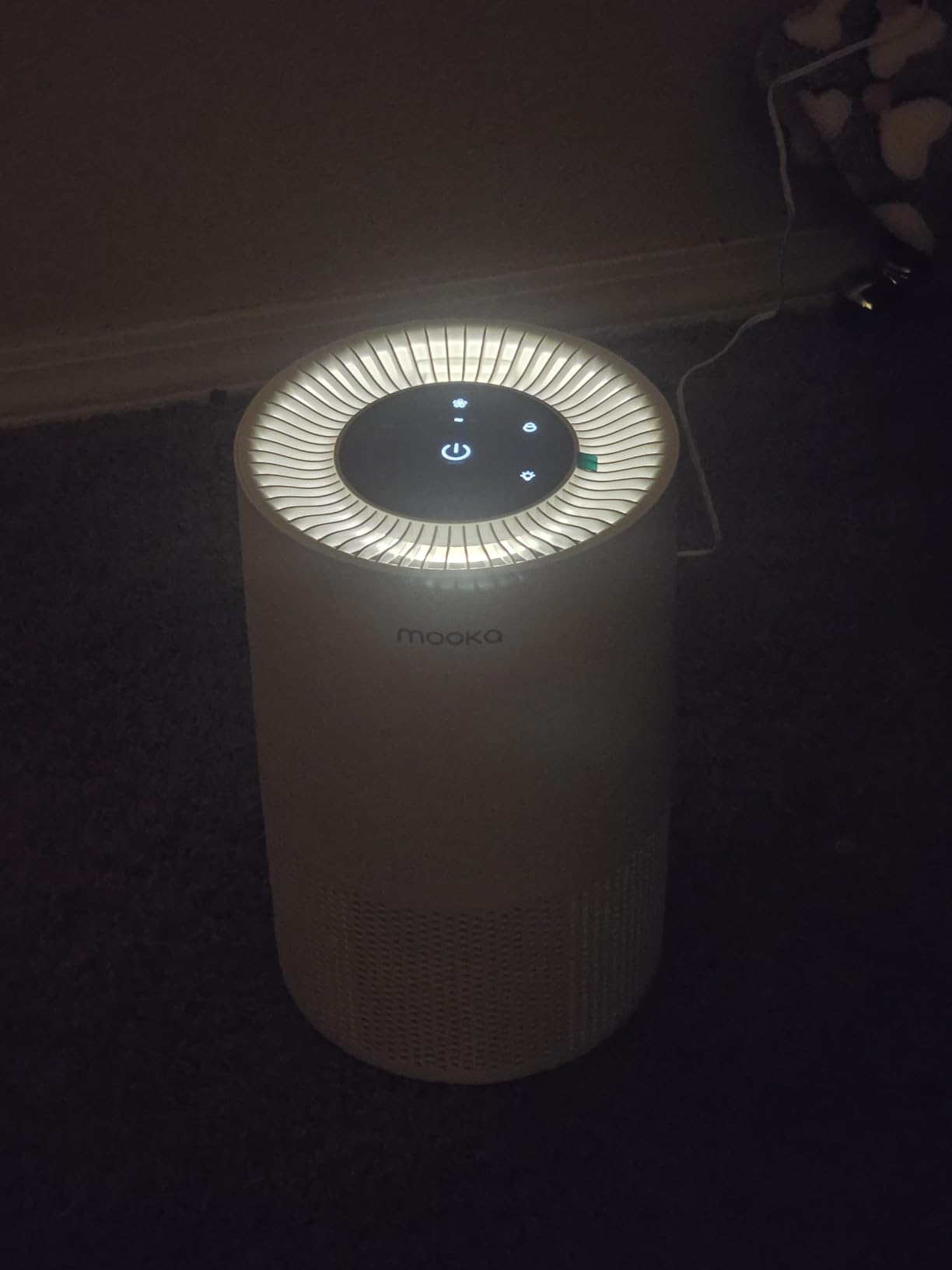 Air Purifiers for Home Large Rooms up to 1200ft², MOOKA H13 True HEPA Air Purifier for Bedroom Pets with Aromatherapy, Child Lock, 13dB Ultra-Quiet Air Cleaner for Smoke, Odor, Dander, Pollen customer photo 1