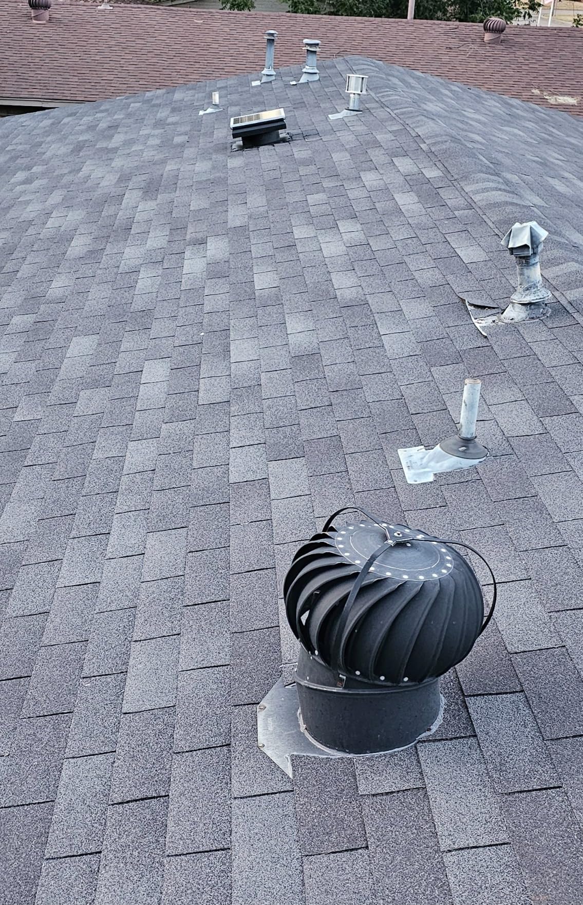DC HOUSE 32 Watt Solar Attic Fan Solar Powered Roof Exhaust Fan Up to 3000 Sq Ft,2500 CFM Metal Shell Solar Vent Hail and Weather Resistance customer photo 1