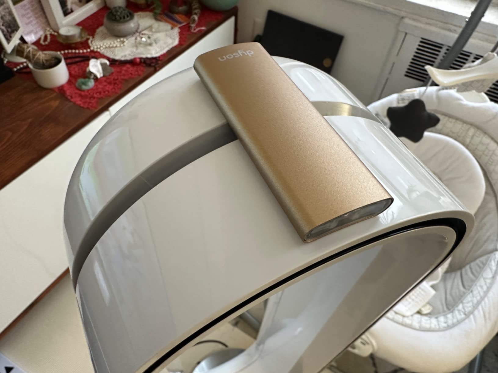 Dyson Purifier Cool Formaldehyde TP09 Air Purifier and Fan - White/Gold Large customer photo 2
