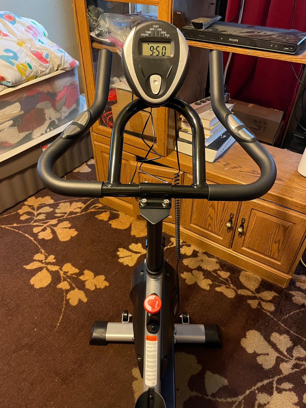 YOSUDA Exercise Bike, Brake Pad Stationary Bike for Home with Exclusive App, Magnetic Indoor Cycling Bike with 300 lb Weight Capacity, Low Noise, Tablet Holder and Fitness Courses for Weight Loss customer photo 2