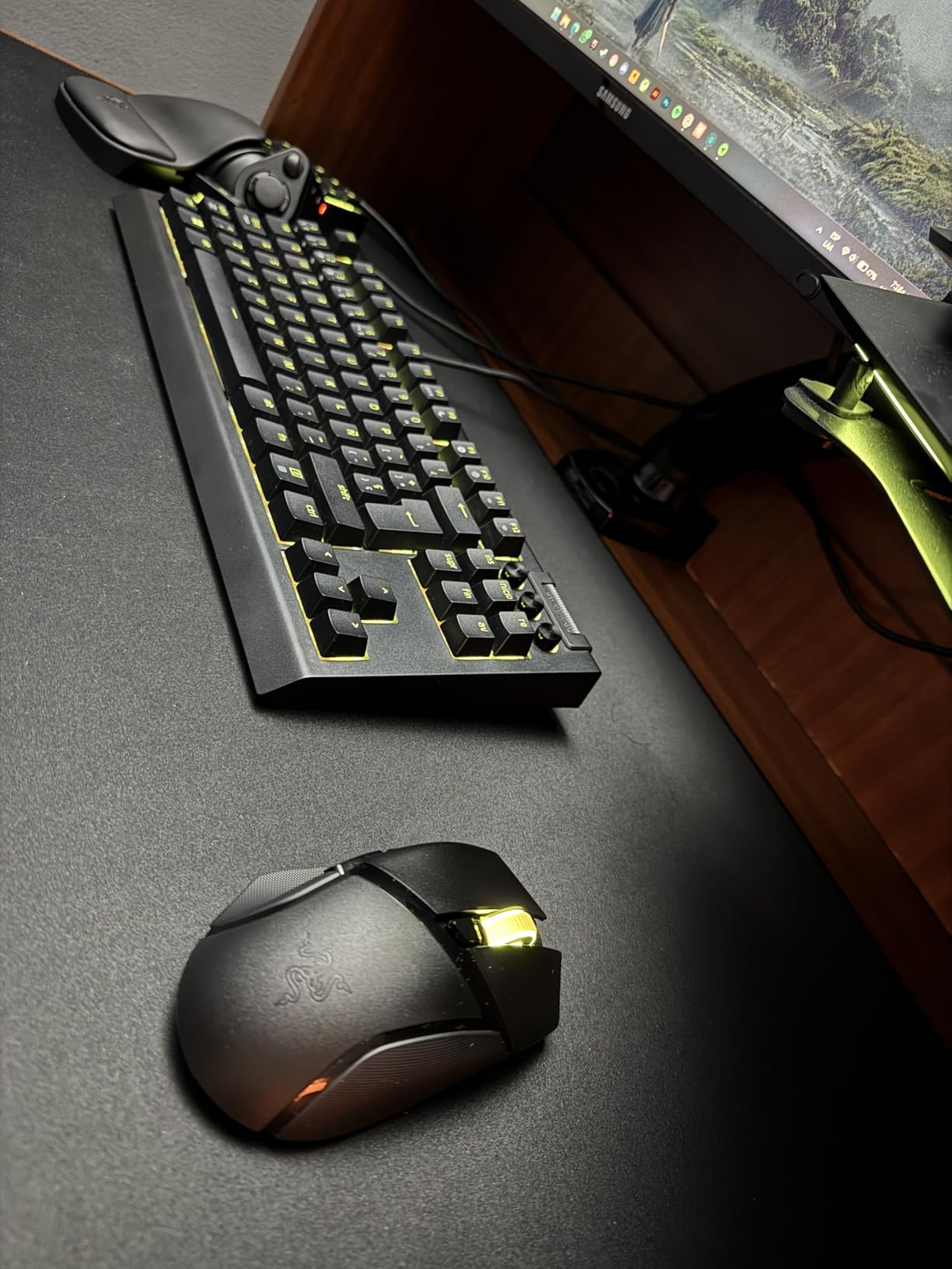 Razer Basilisk V3 X HyperSpeed Customizable Wireless Gaming Mouse: Mechanical Switches Gen-2-5G Advanced 18K Optical Sensor - Chroma RGB - 9 Programmable Controls - 285 Hr Battery - Classic Black customer photo 2