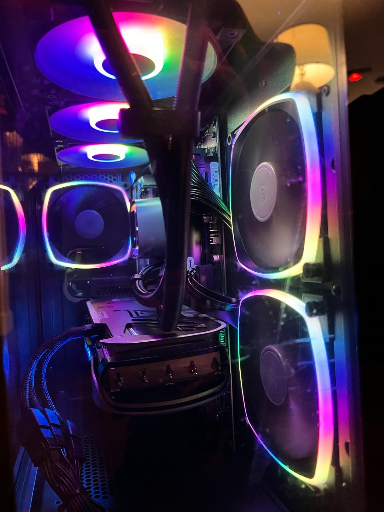 Skytech Gaming PC Desktop - Intel Core i7 12700F 2.1 GHz, NVIDIA RTX 4070 Ti, 1TB NVME SSD, 16GB DDR4 RAM 3200, 750W Gold PSU, 360mm AIO, 11AC Wi-Fi, Windows 11 Home 64-bit, Black customer photo 2