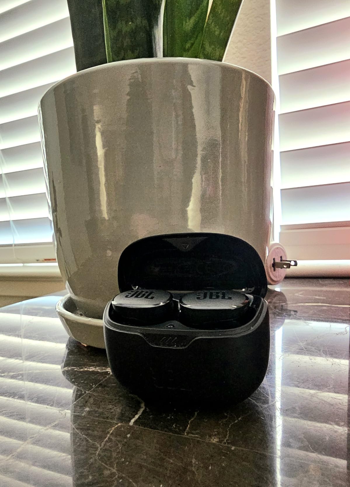 JBL Tune Buds - True Wireless Noise Cancelling Earbuds, JBL Pure Bass Sound, Bluetooth 5.3, 4-Mic Technology for Crisp Clear Calls, Up to 48 Hours Battery Life, Water and Dust Resistant (Blue) customer photo 2