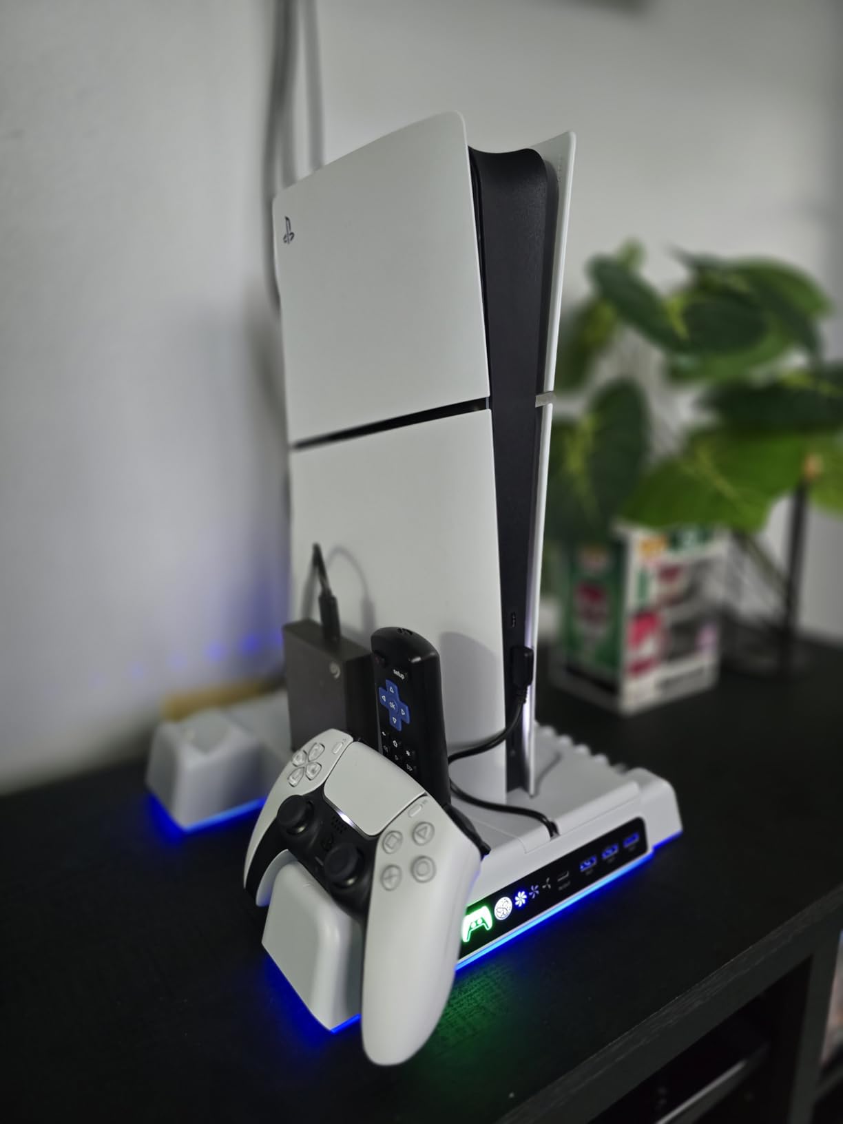 Cooling Stand for PS5/ Slim/Pro Disc & Digital Console, PS5 Cooling Station with Dual Controller Charging Station for PlayStation 5 Console, P S5 Accessories Stand with AUTO Adjustable Fan customer photo 2
