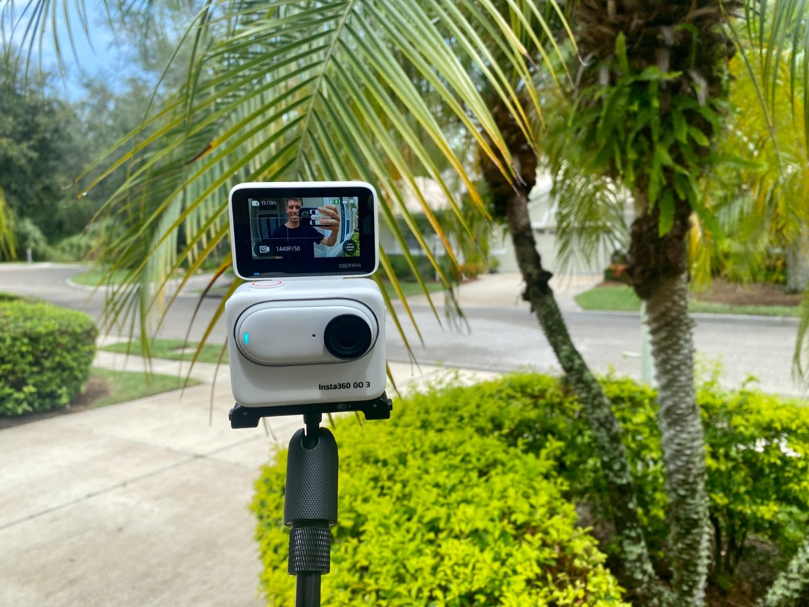 Insta360 GO 3 64GB Vlogging Camera for Creators, Vloggers, Mini Action Camera with Flip Touchscreen, Light and Portable, Hands-Free POV, Mount Anywhere, Stabilization, Remote Preview, Waterproof customer photo 2