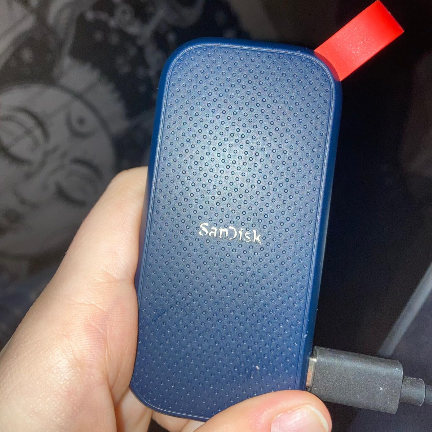 SANDISK 1TB Portable SSD - Up to 800MB/s, USB-C, USB 3.2 Gen 2, SDSSDE30-1T00-G26 customer photo 1