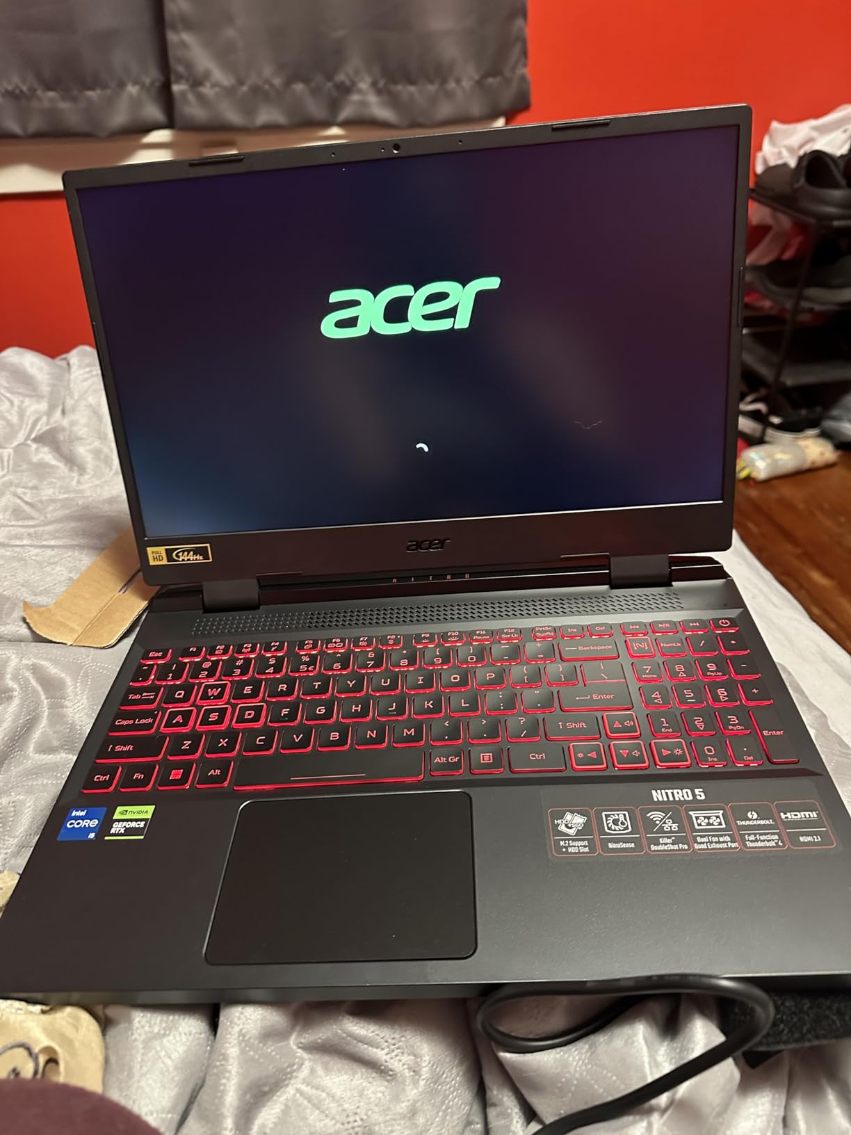 Acer Nitro 5 Gaming Laptop | Intel 12th Gen i7-12650H | NVIDIA GeForce RTX 4060 Laptop GPU | 15.6