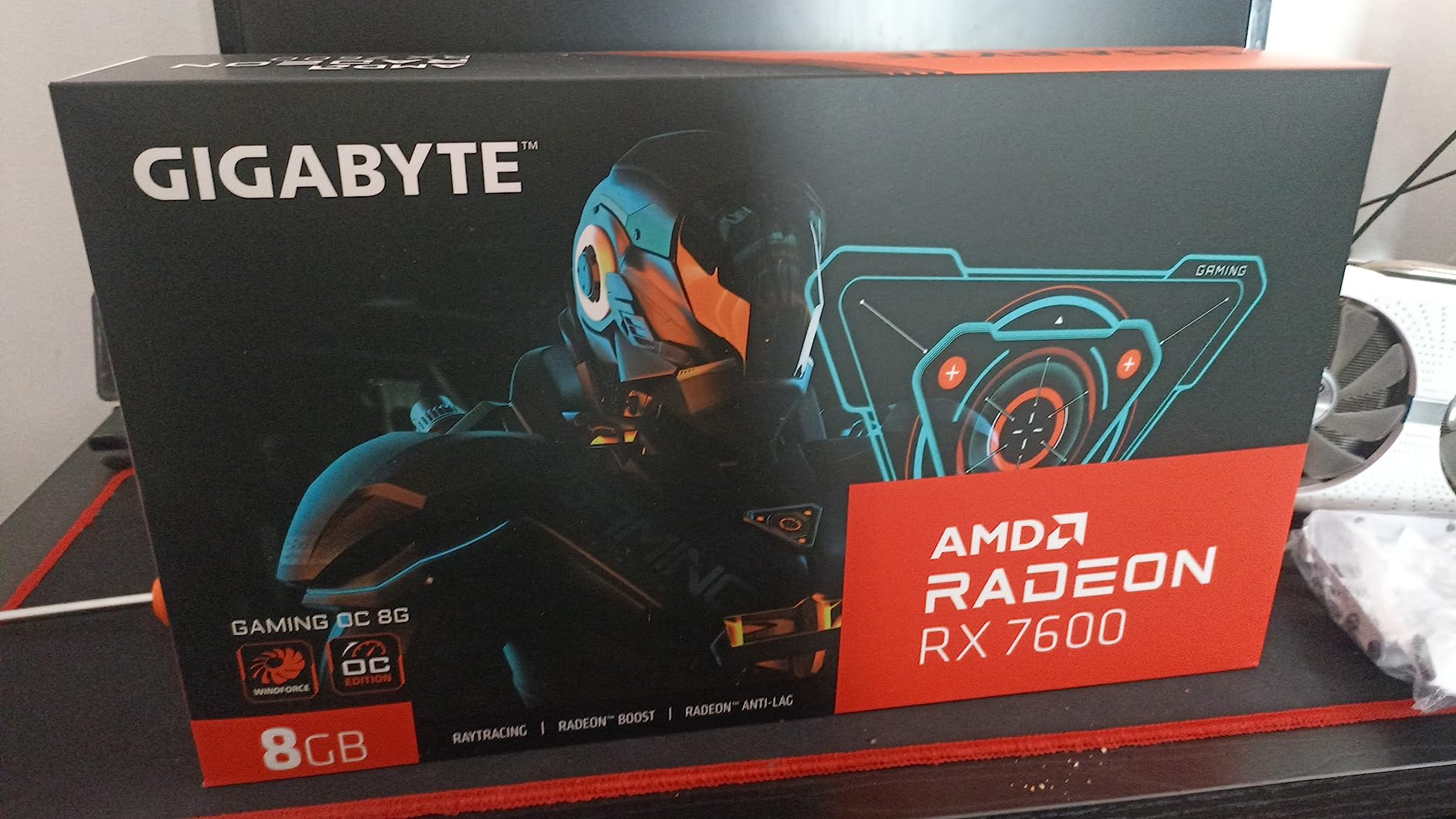 GV-R76GAMING OC-8GD Radeon RX 7600 Gaming OC 8G Graphics Card, 3X WINDFORCE Fans 8GB 128-bit GDDR6, Video Card customer photo 2