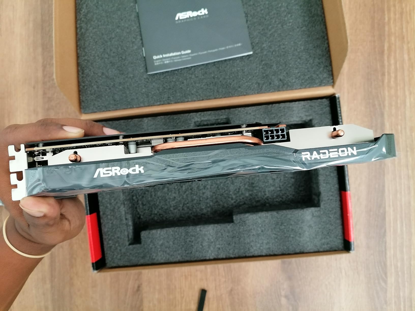 Radeon RX 7600 Challenger 8GB OC, RDNA 3, 2695MHz Boost, 8GB GDDR6 128-bit, PCIe 4.0, Dual Fans, 0dB Silent, HDMI 2.1, DisplayPort 1.4 customer photo 2