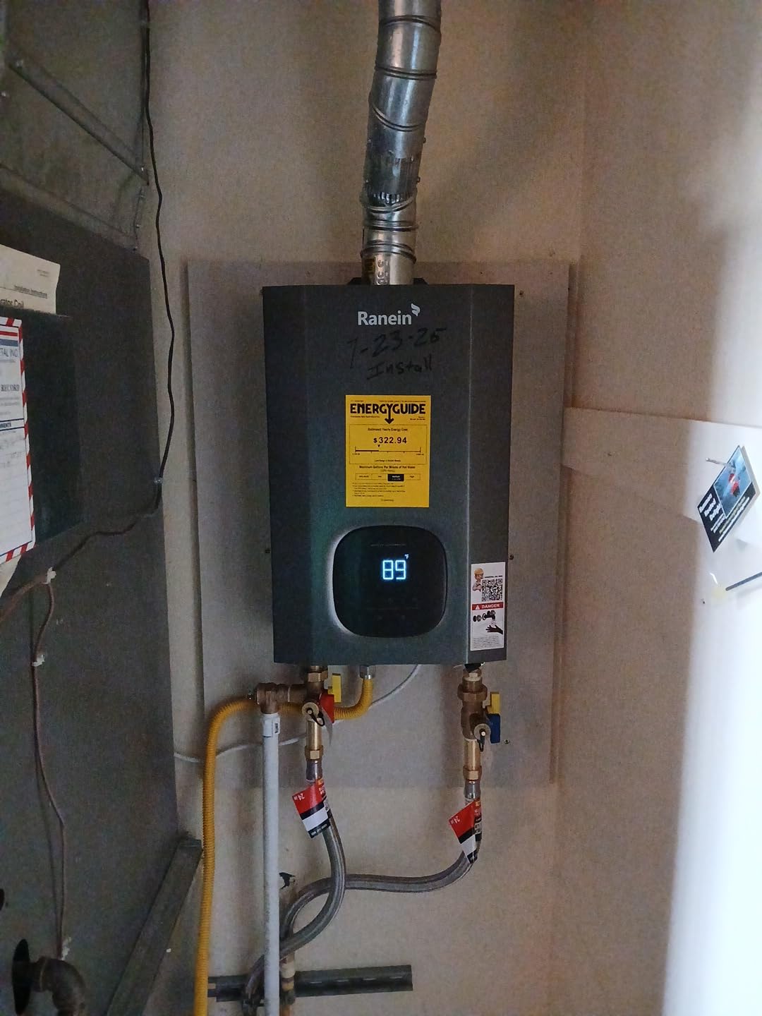 Ranein Propane Gas Tankless Water Heater, Indoor Max 4.3 GPM, 100,000 BTU Instant Hot Water Heater customer photo 2