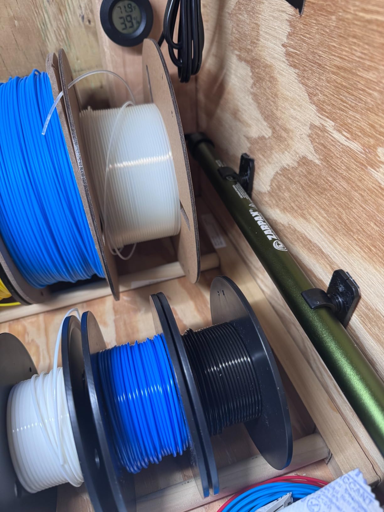 ZARPAX Gun Safe Dehumidifier Rod | Dehumidifier Rod For Enclosed Spaces, Gun Safe & Cabinets | Protect Valuables & Stop Humidity, Moisture, & Corrosion | Comes with 2 Mounting Brackets | 12''/30cm customer photo 2