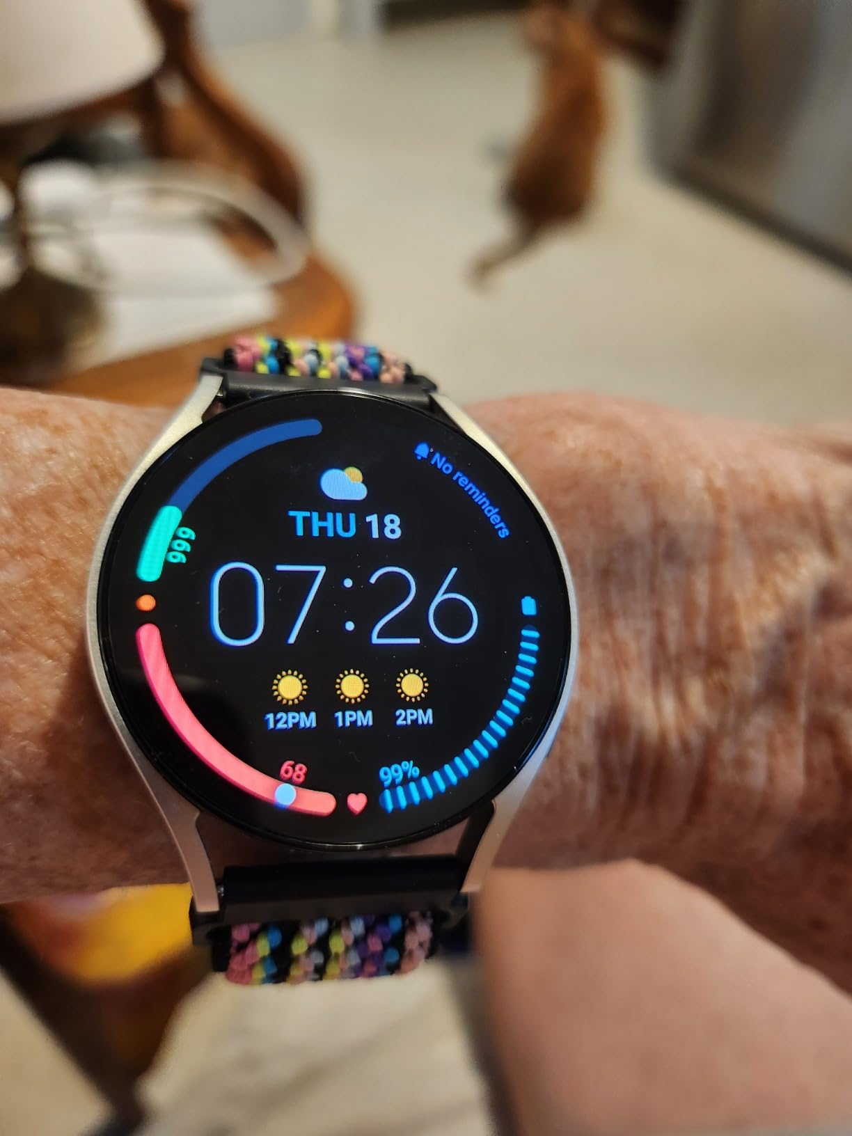 Galaxy Watch 6 40mm Bluetooth Smartwatch, Fitness Tracker, Personalized HR Zones, Advanced Sleep Coaching, Heart Monitor, BIA Sensor, Health Wellness Insights, Big Screen, US Version, Graphite customer photo 1