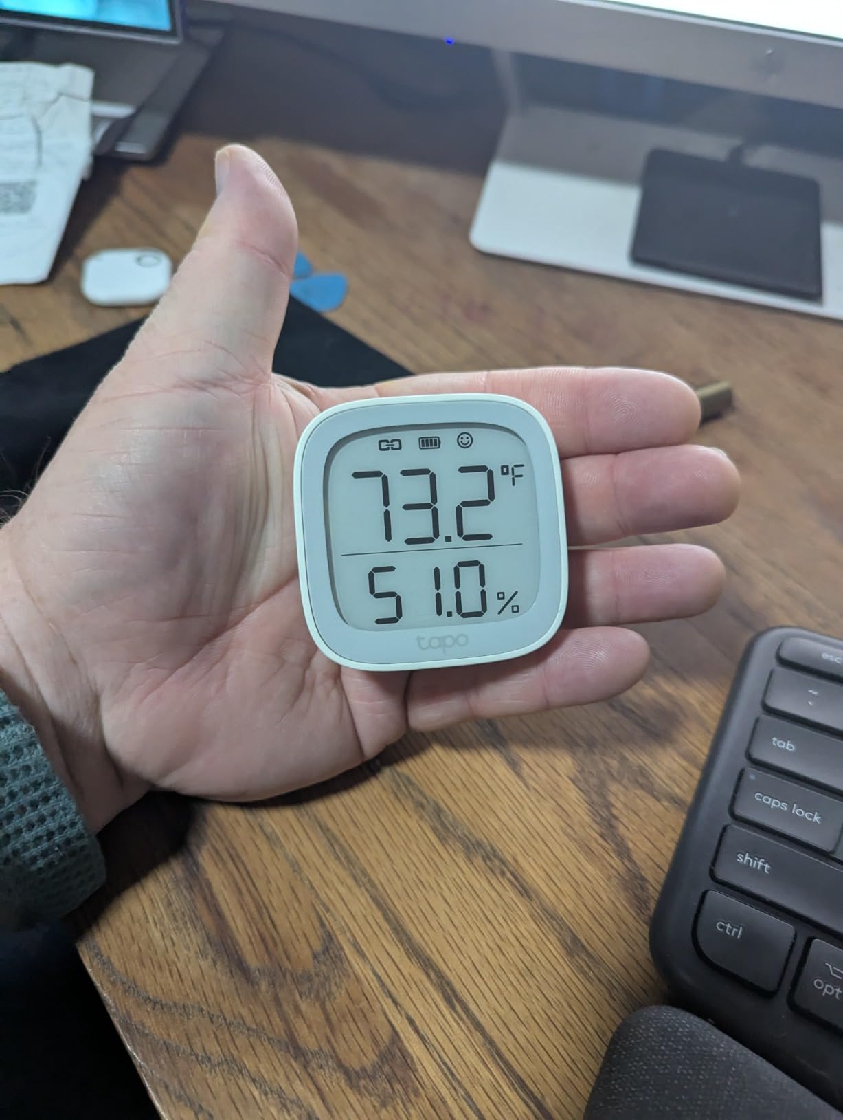 Tapo Smart Temperature and Humidity Monitor, 2.7
