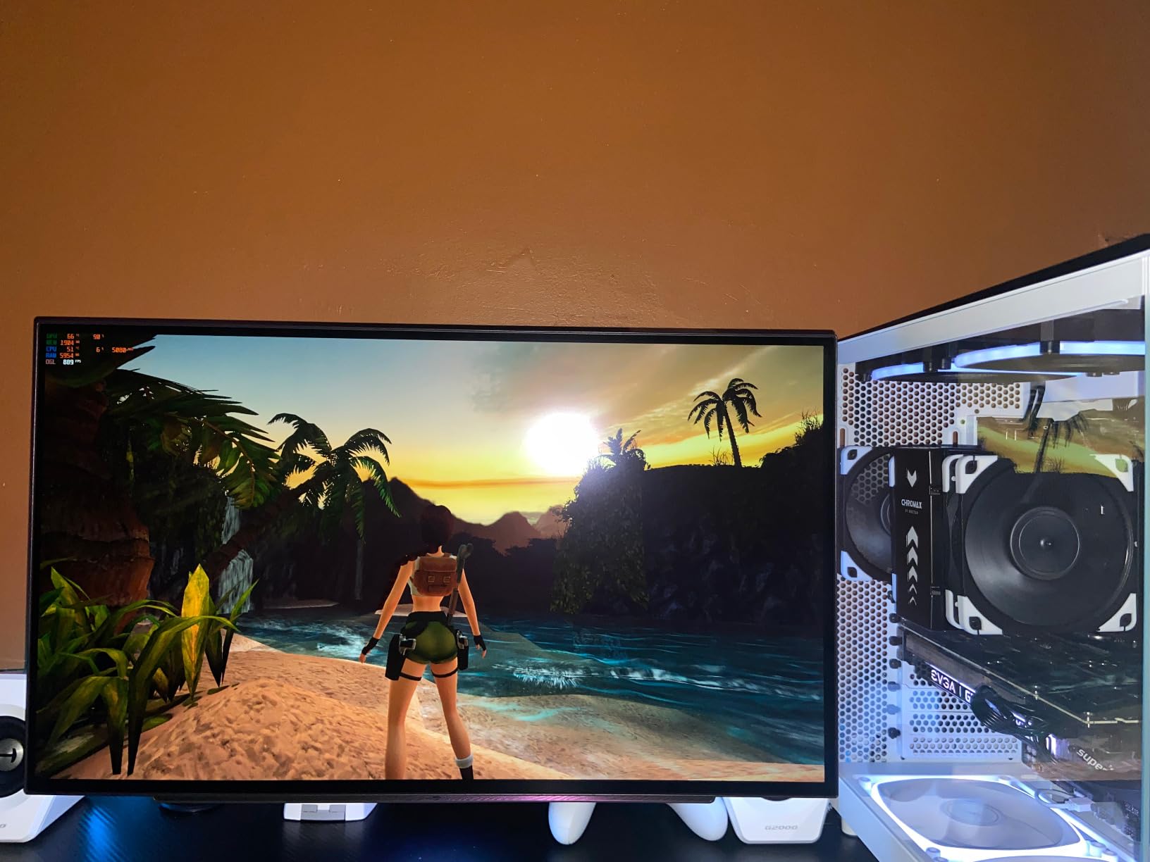 NZXT H6 Flow | Compact Dual-Chamber Mid-Tower Airflow Case | Panoramic Glass Panels | High-Performance Airflow Panels | Includes 3 x 120mm Fans | Cable Management | White customer photo 1