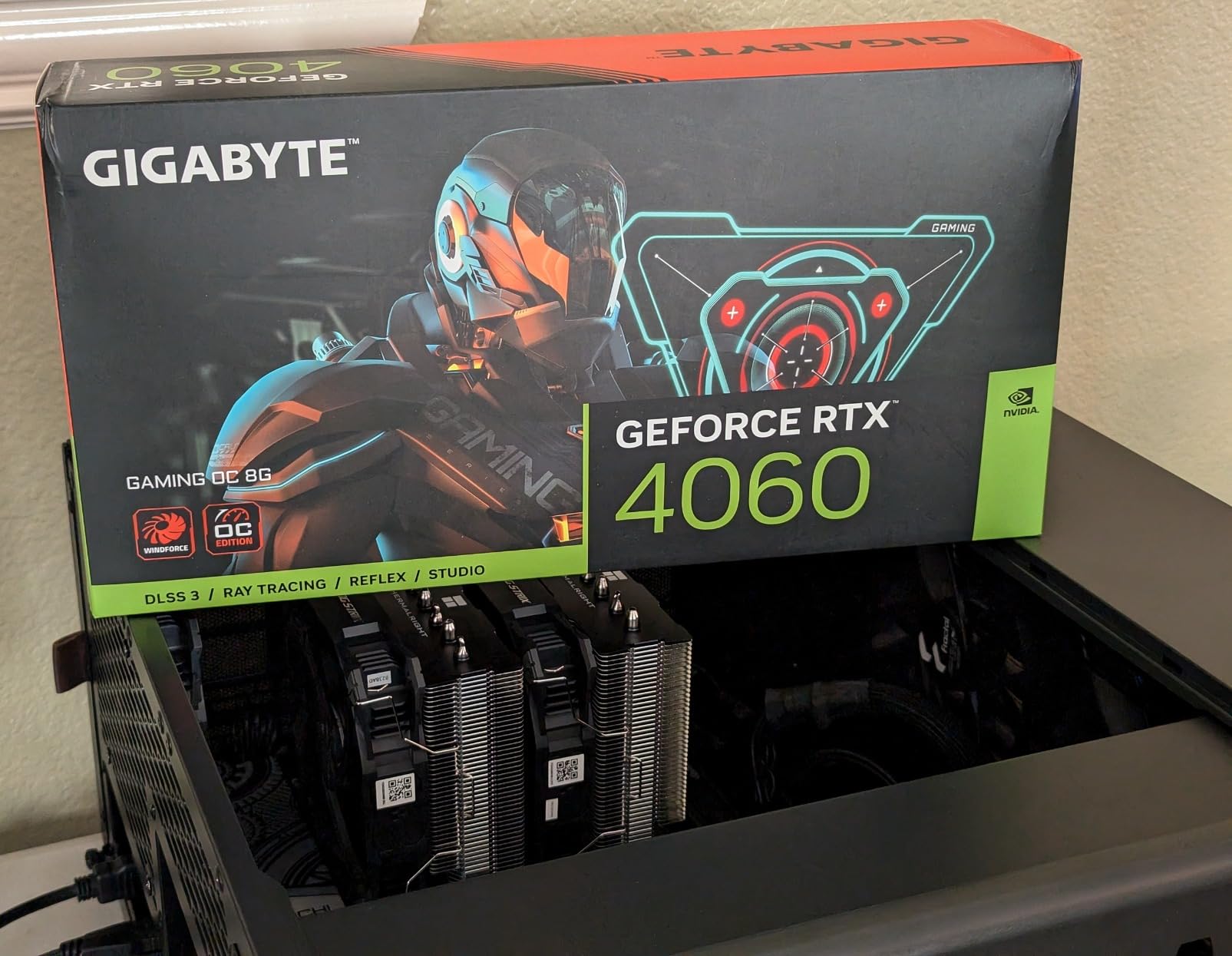 GIGABYTE GeForce RTX 4060 Gaming OC 8G Graphics Card, 3X WINDFORCE Fans, 8GB 128-bit GDDR6 customer photo 2