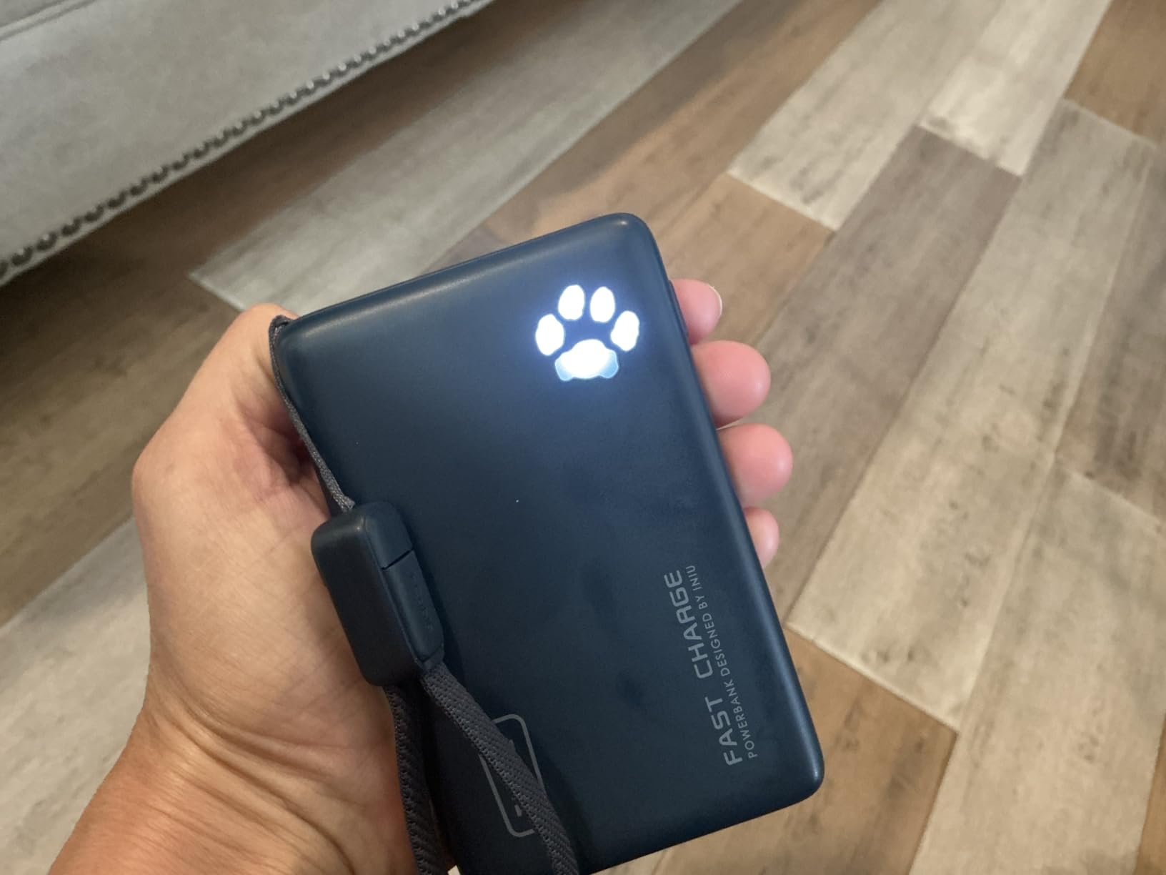 INIU 45W Fast Charging Portable Charger, 40% Smaller 10000mAh with Detachable Cable, Flight-Safe Travel Power Bank, USB C External Phone Battery Pack for iPhone 17 16 Pro iPad Samsung S26 Google etc customer photo 2