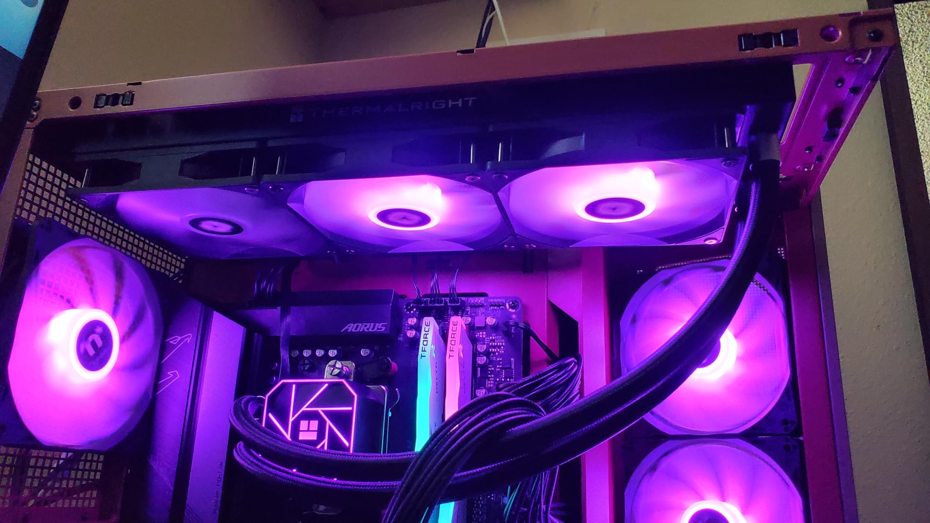 Thermalright Aqua Elite 360 V3 Water Cooling CPU Cooler, 3 PWM ARGB Fans with S-FDB Bearings, Efficient PWM Controlled Pump, for AMD/AM4/AM5, Intel LGA1150/1151/1200/1700/1851 customer photo 2