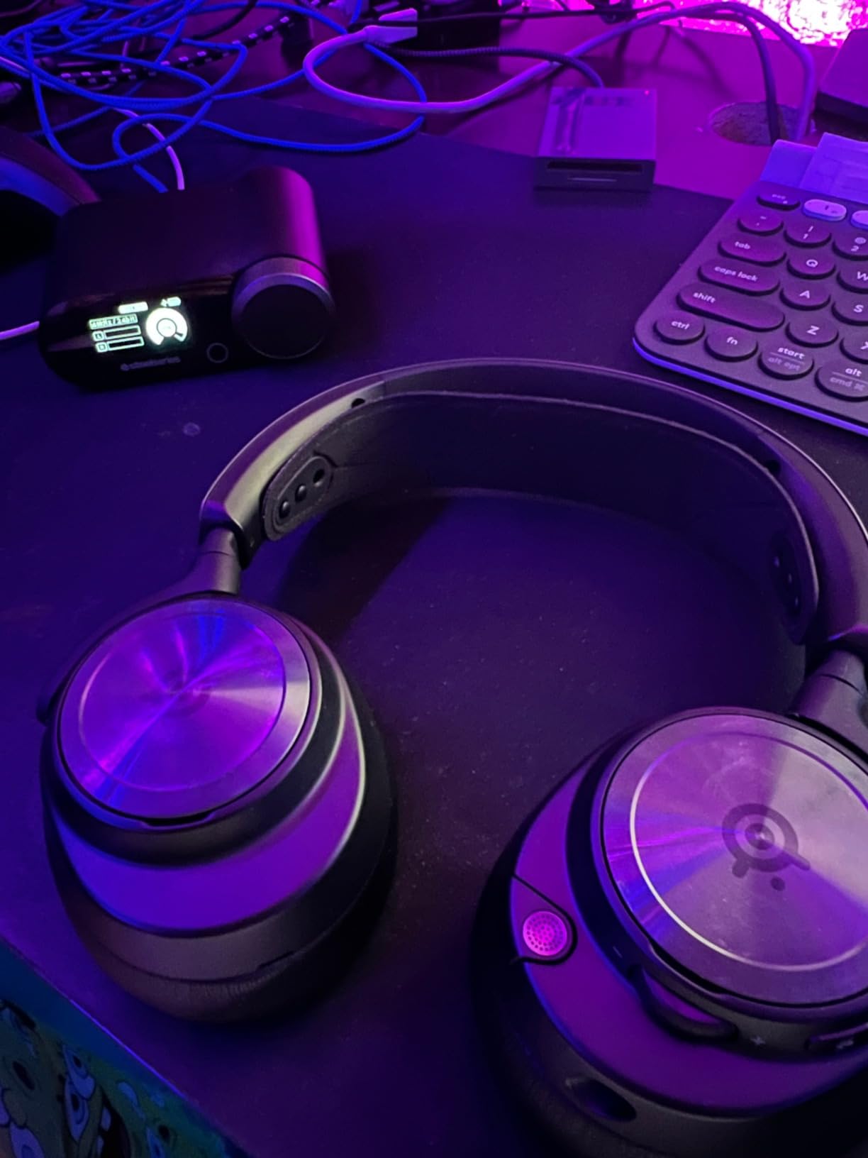 SteelSeries Arctis Nova Pro Wireless Multi-System Gaming Headset - Premium Hi-Fi Drivers - Active Noise Cancellation - Infinity Power System - ClearCast Gen 2 Mic - PS5, PS4, PC, Switch, Mobile customer photo 2