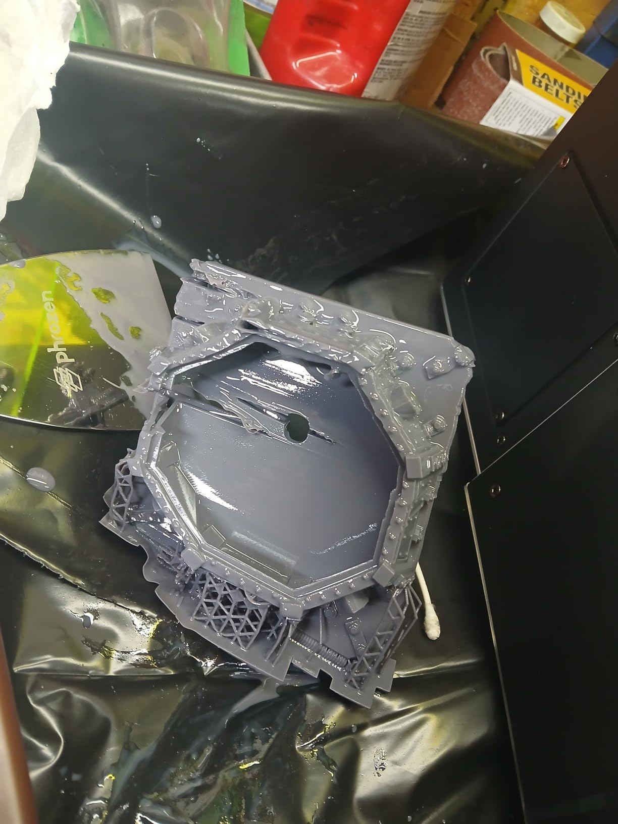 Phrozen Sonic Mega 8K S LCD/MSLA Resin 3D Printer, 43um High Resolution, 15 inch Mono LCD Screen, Fast Production Accurate Details, Large Printing Size L12.99xW7.28xH11.81 Printing Volume customer photo 1