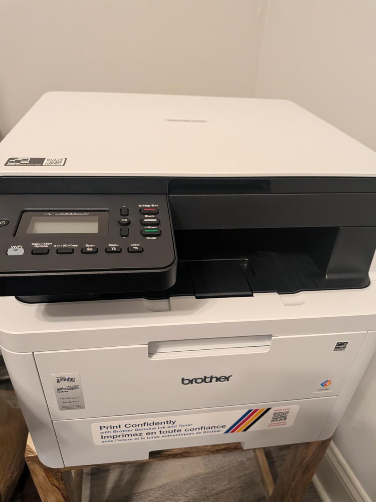 Brother HL-L3300CDW Wireless Digital Color Multi-Function Printer with Laser Quality Output, Copy & Scan, Duplex, Mobile customer photo 2