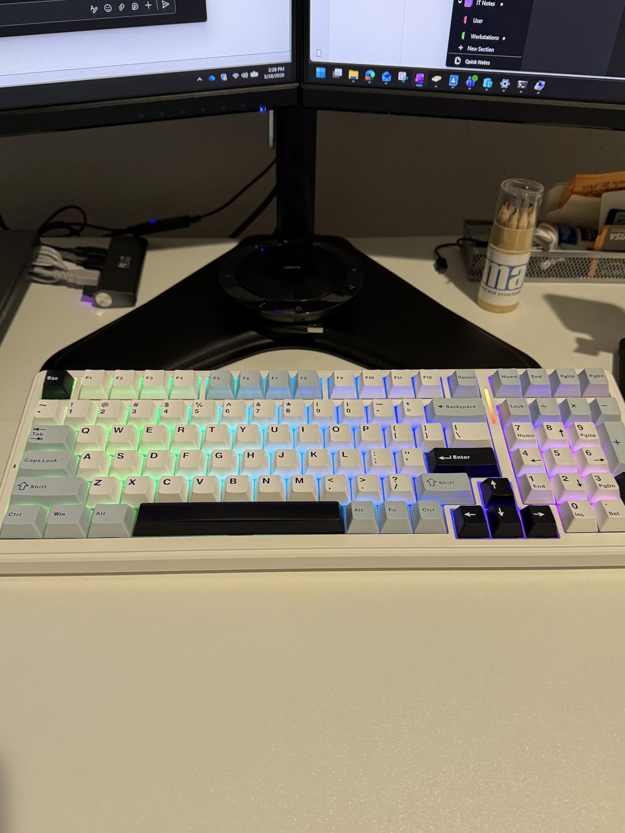 AULA F99 Wireless Mechanical Keyboard, Tri-Mode BT5.0/2.4GHz/USB-C Hot Swappable Custom Keyboard, Pre-lubed Linear Switches, RGB Backlit customer photo 2