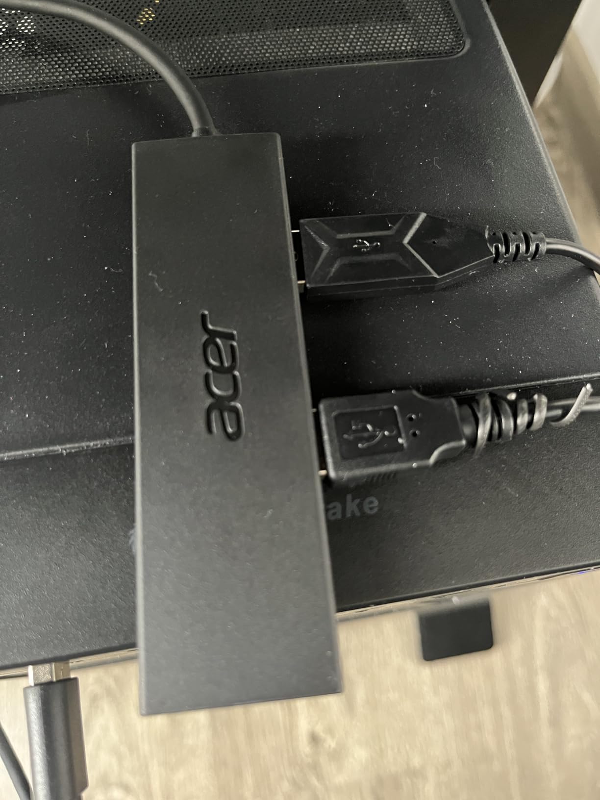 Acer USB Hub 4 Ports, Multiple USB 3.0 Hub, USBA Splitter for Laptop with Type C Power Port, Extender for A Port Laptop, PC, Desktop and More (2ft) customer photo 2