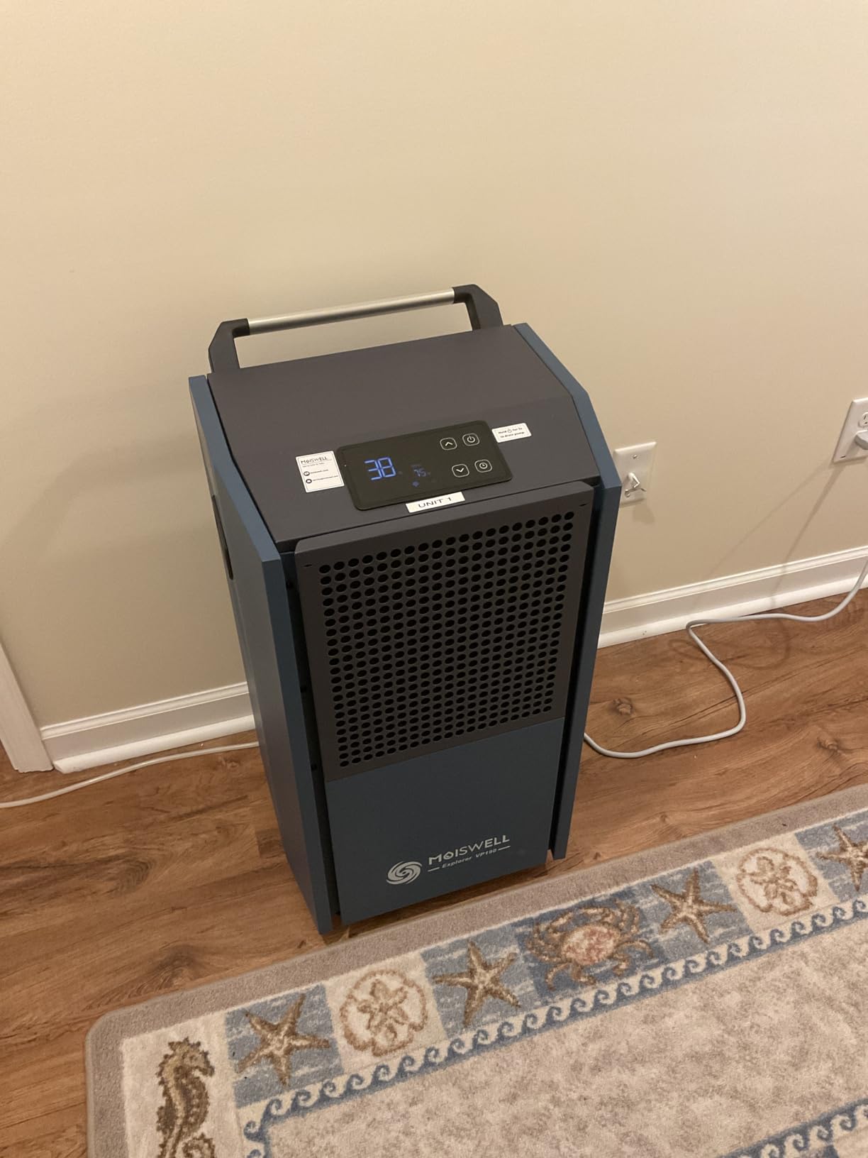 250 Pints Commercial Dehumidifier with Pump for Large Spaces, Industrial Heavy Duty Commercial-grade Dehumidifiers with Drain Hose for Basements Warehouse Water Damage Restoration customer photo 2