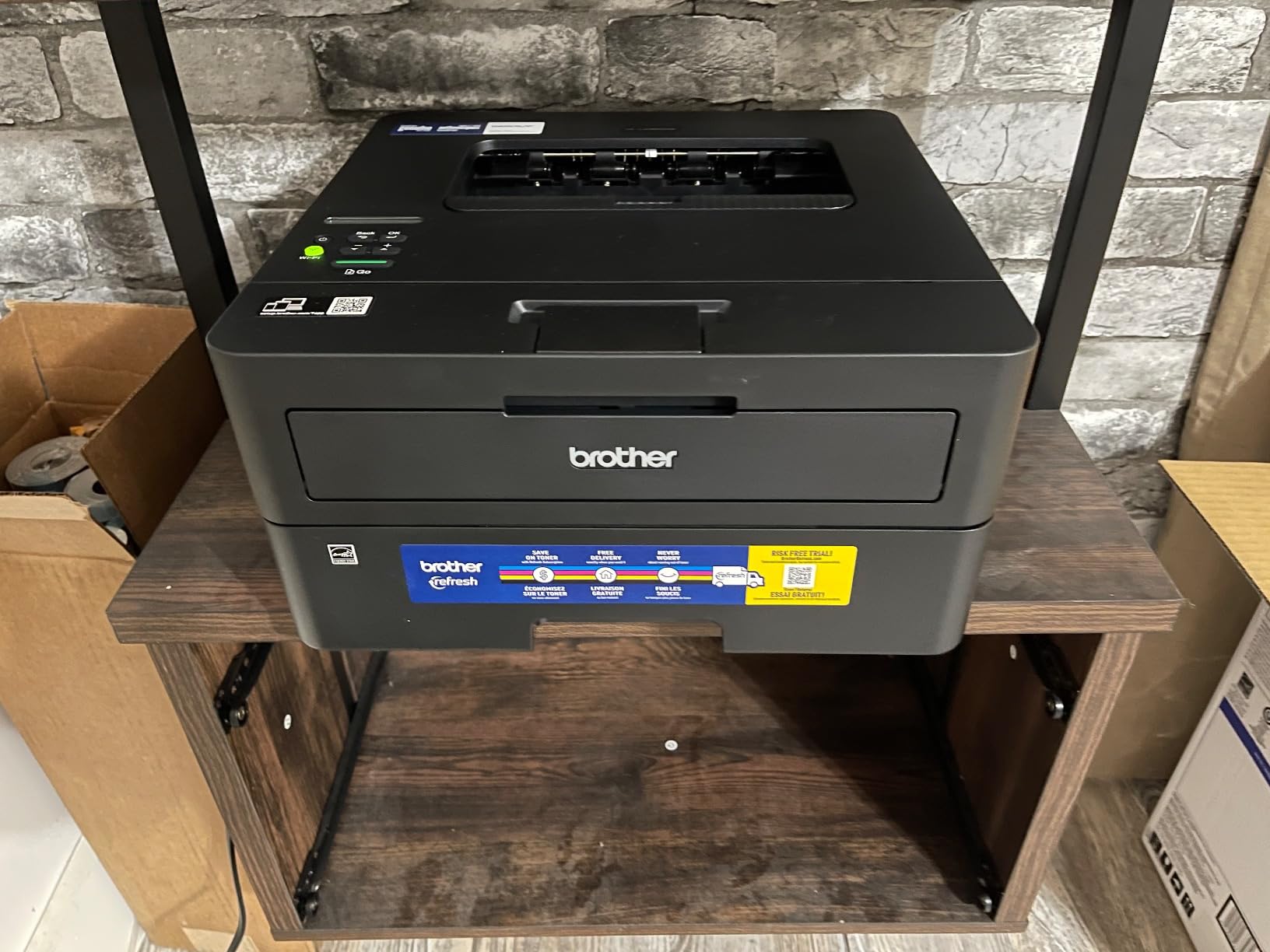 Brother HL-L2460DW Wireless Compact Monochrome Laser Printer with Duplex, Mobile Printing, Works with Alexa customer photo 2