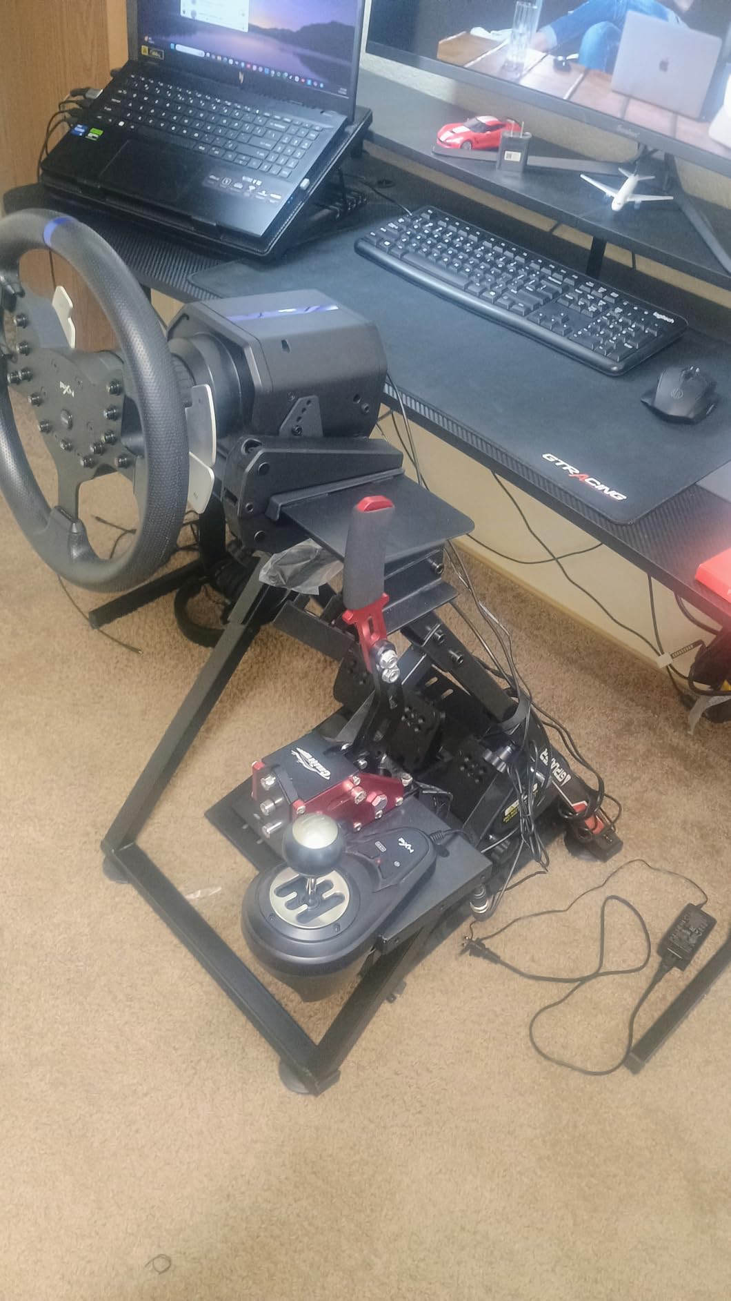 PXN V99 PC Racing Wheel, Real Force Feedback Steering Wheel with Pedals and Shifter, Detachable 270/900 Degree Race Steering Wheel Simulator for PC, Xbox One, Xbox Series X/S, PS4 customer photo 1