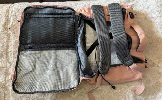 Taygeer Travel Laptop Backpack for Men Women, Airplane Approved Travel Backpack Suitcase with Water Bottle Pocket, Lightweight College 35L Luggage Bag 15.6inch Laptop Mochila Gifts for Business, Black customer photo 1