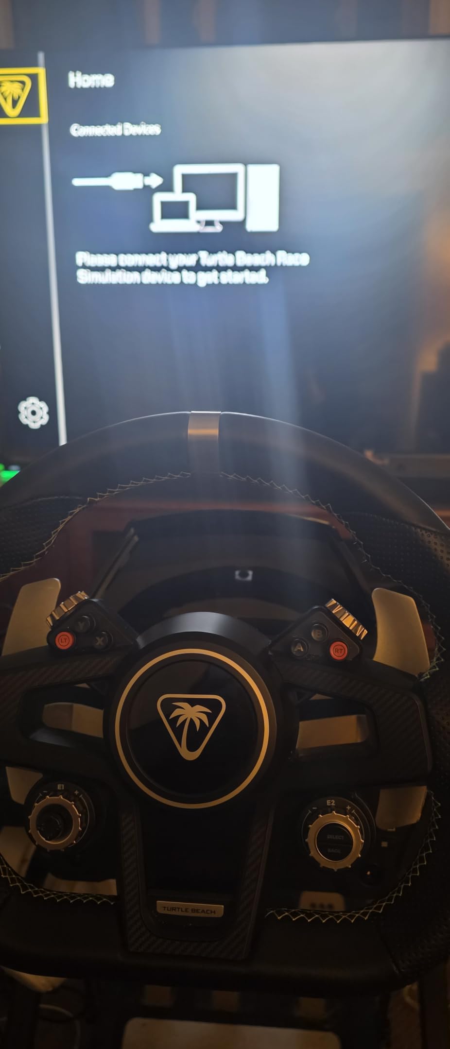 Turtle Beach VelocityOne Race Wheel & Pedal System Licensed for Xbox Series X|S, Xbox One, Windows PCs - 7.2Nm Direct Drive Force Feedback, 3 Pedals & Magnetic Paddle Shifters, Hall Effect Sensors customer photo 2