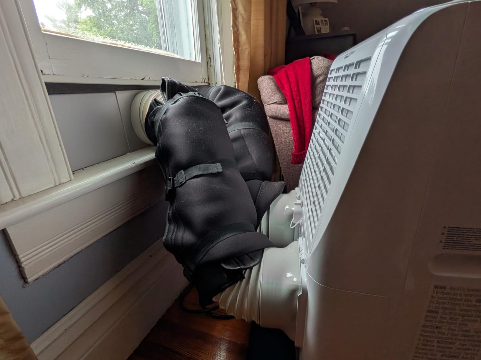 Gasbye Dual Hose Portable Air Conditioner, [2026 Upgraded] Full DC Inverter Compressor, Energy-Saving 13.6 CEER, Low Noise (45dB), Cools Room up to 500 Sq.Ft., Backlit Remote Control, 14,000BTU, Black customer photo 1