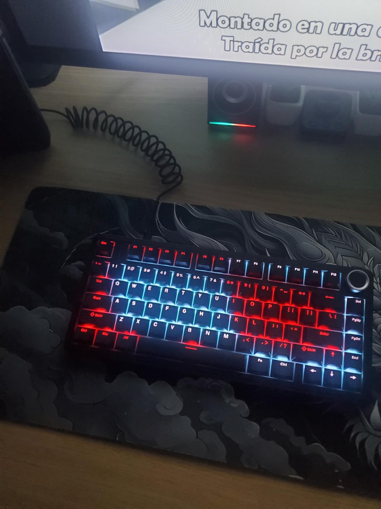 EPOMAKER x Aula F75 Gasket Mechanical Keyboard, 75% Wireless Hot Swappable Gaming Keyboard with Five-Layer Padding & Knob, BT/2.4GHz/USB-C, RGB customer photo 2