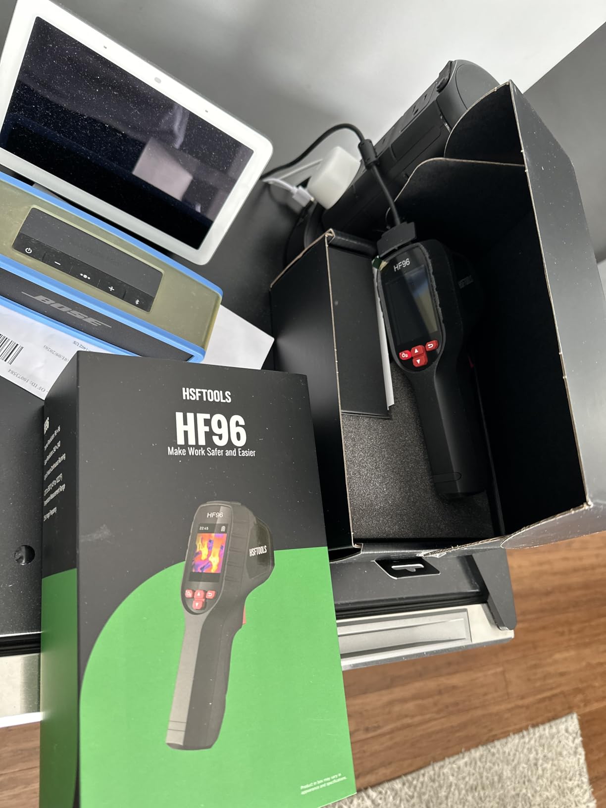 HF96 Thermal Camera with AI Scene Detection, Laser Pointer, 240x240 Super Resolution, -4°F~1022°F, Thermal Imaging Camera for HVAC Electrical Building Inspection customer photo 2