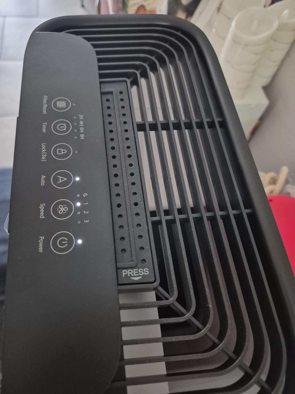 Air Purifier for Home Bedroom Large Room 2200 Ft², MOOKA H13 HEPA Air Cleaner with Washable Pre-filter, Air Quality Monitor, Auto Mode, KJ190 White customer photo 1