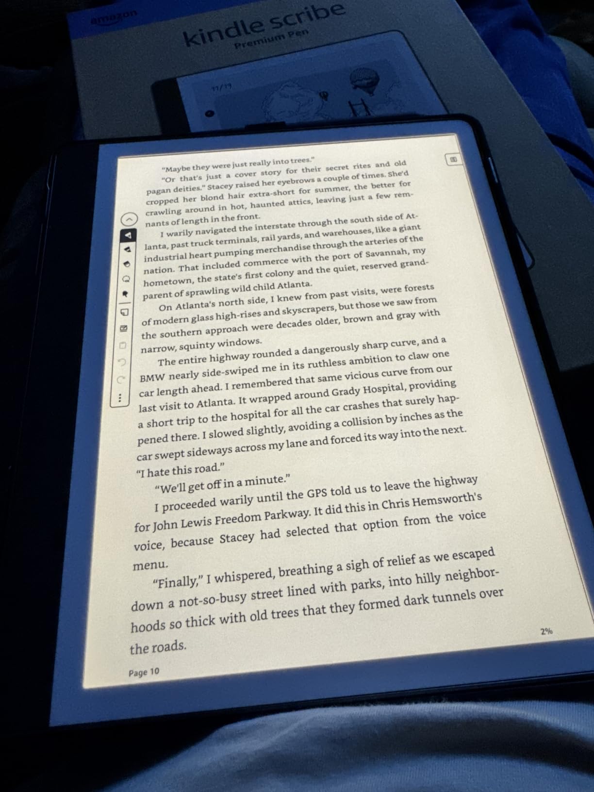 Kindle Scribe (64GB) - Your notes, documents and books, all in one place. With built-in AI notebook summarization. Includes Premium Pen - Tungsten customer photo 2
