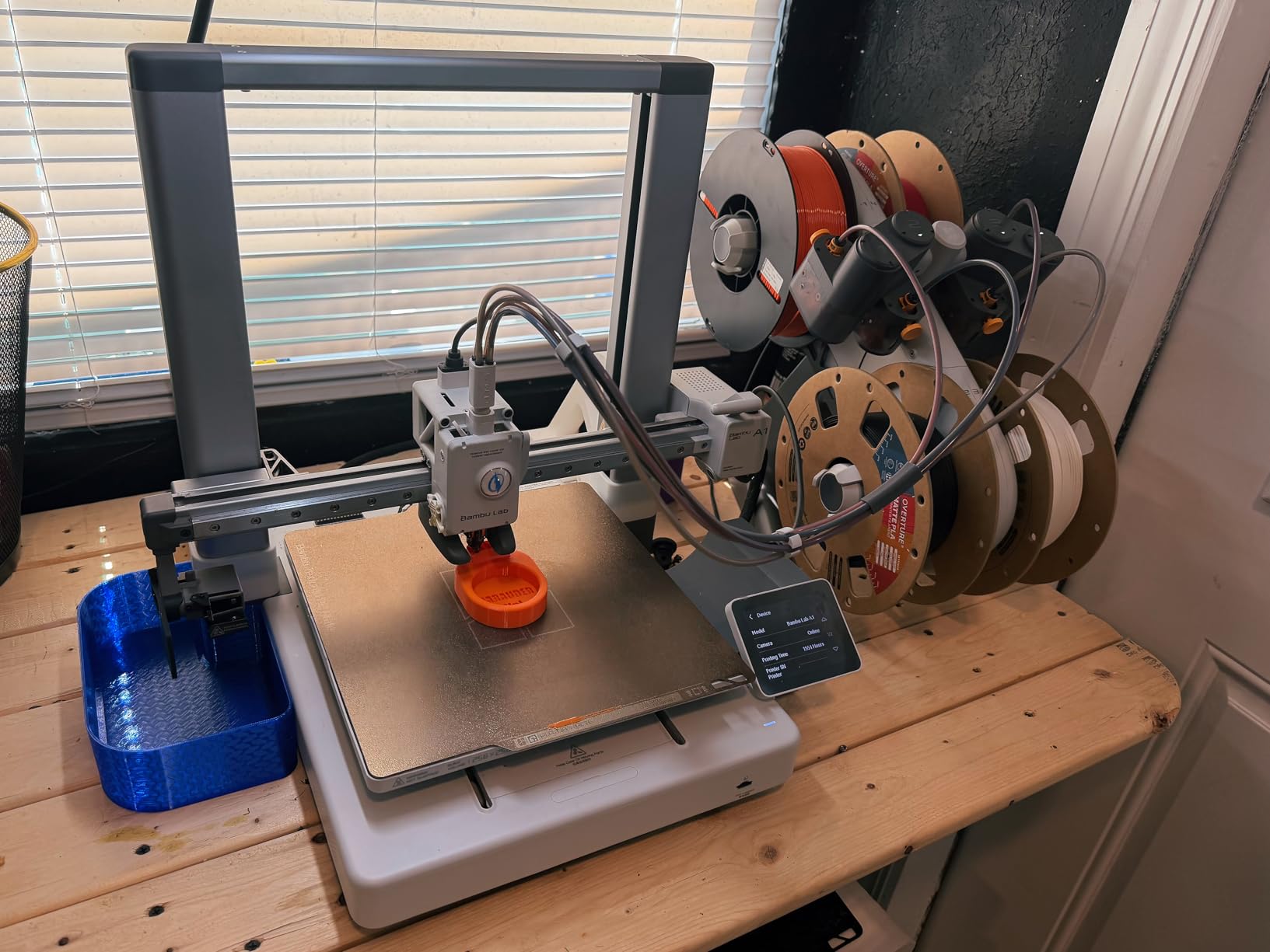 Bambu Lab A1 3D Printer, Support Multi-Color 3D Printing, High Speed & Precision, Full-Auto Calibration & Active Flow Rate Compensation, ≤48 dB Quiet FDM 3D Printers 256 * 256 * 256mm³ Build Volume customer photo 2